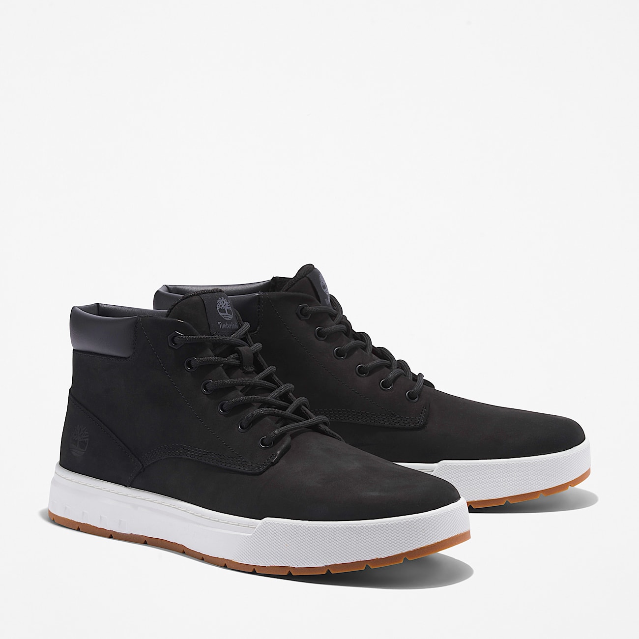 Zapatillas de media caña con cordones Maple Grove para hombre en negro - 4