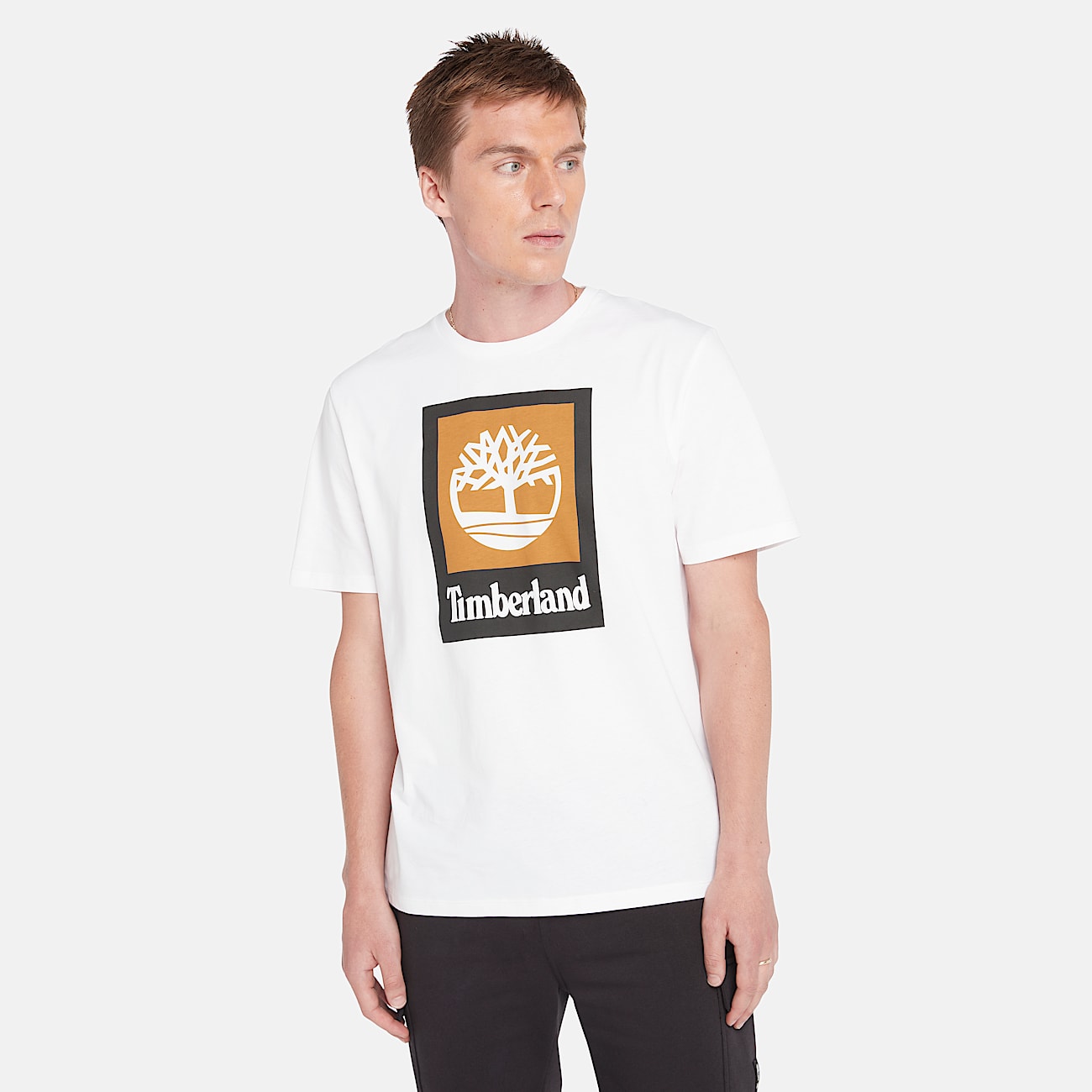 All Gender Stack Logo T-Shirt in White