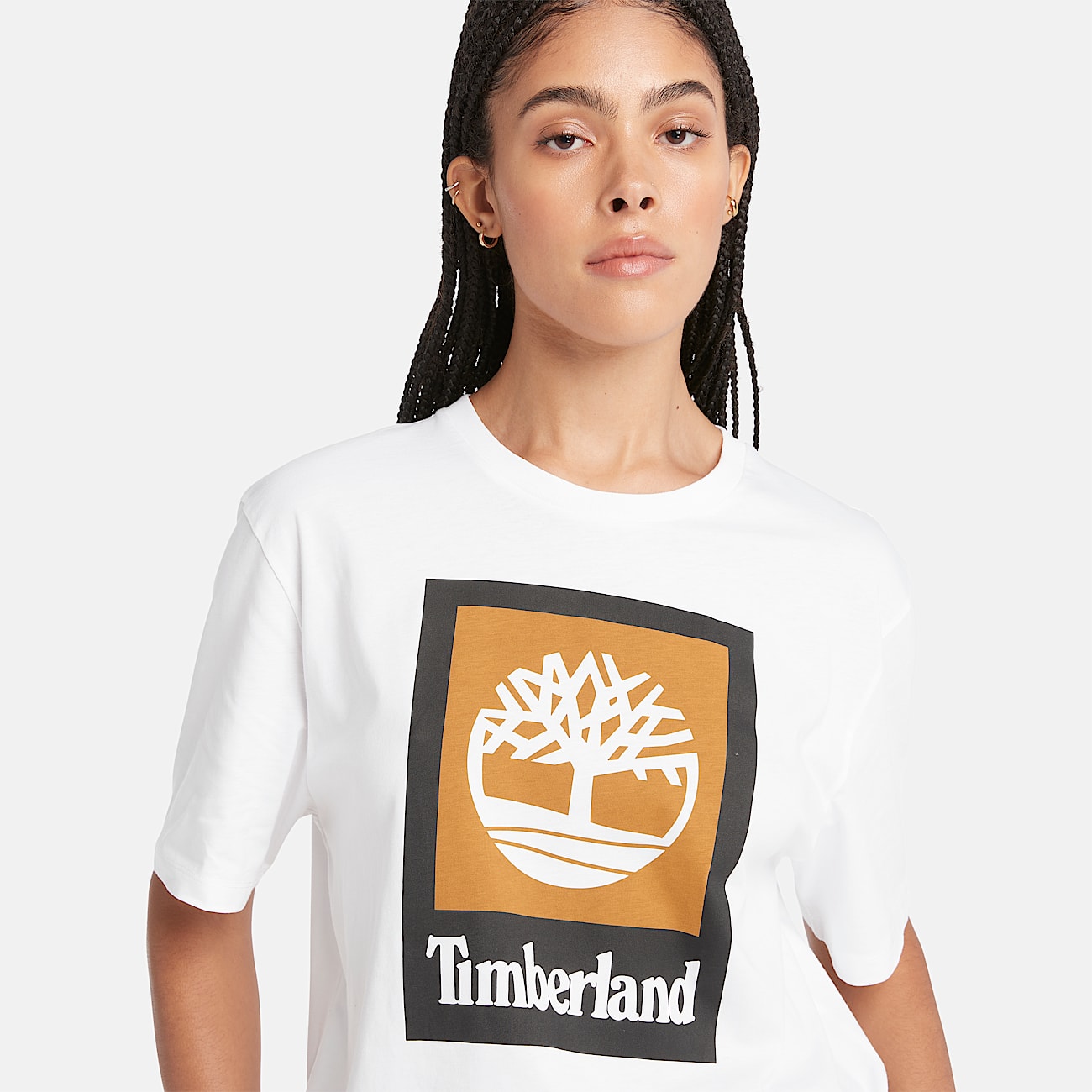 All Gender Stack Logo T-Shirt in White