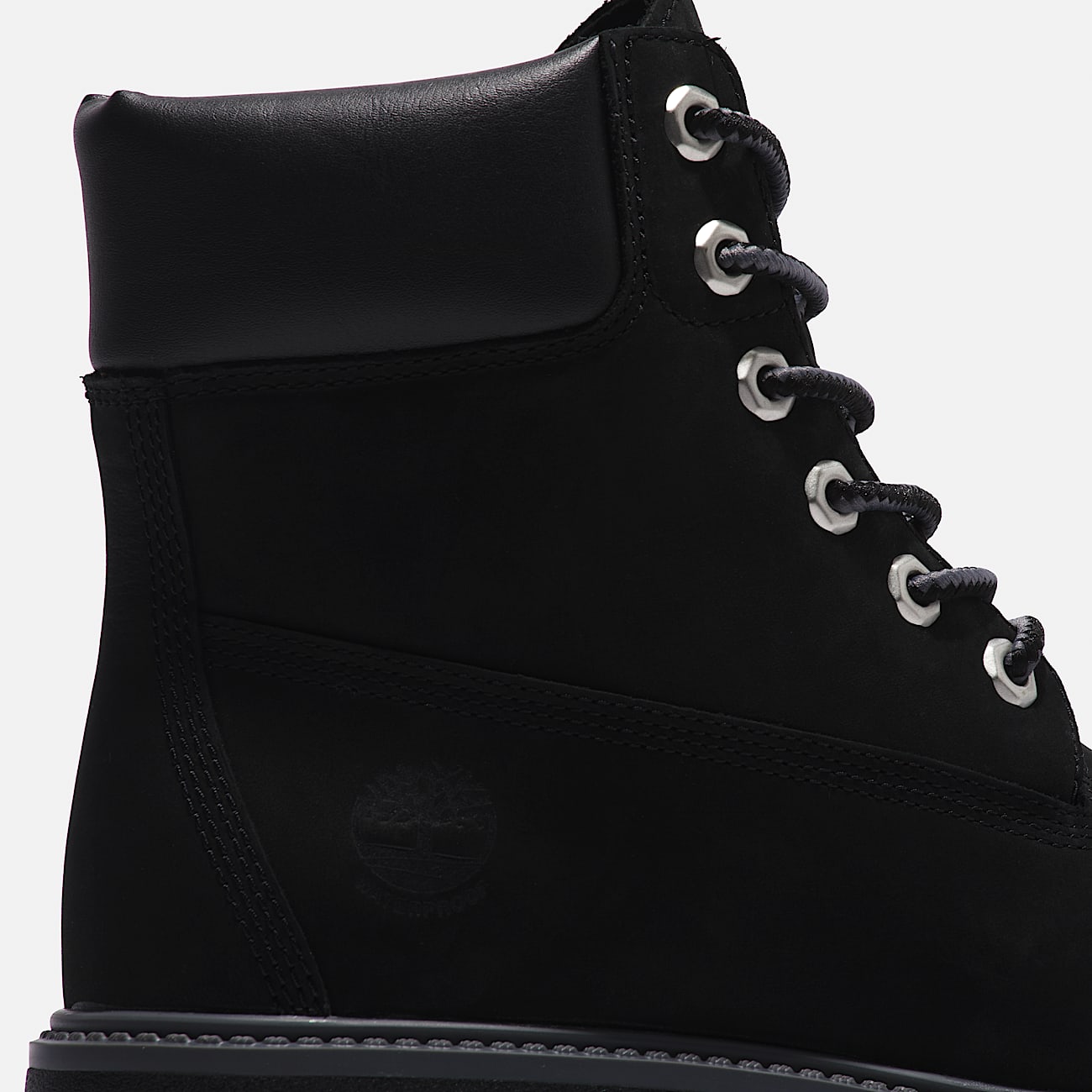 Stone Street 6-Inch Lace-Up Waterproof Boot for Women in Black - 7