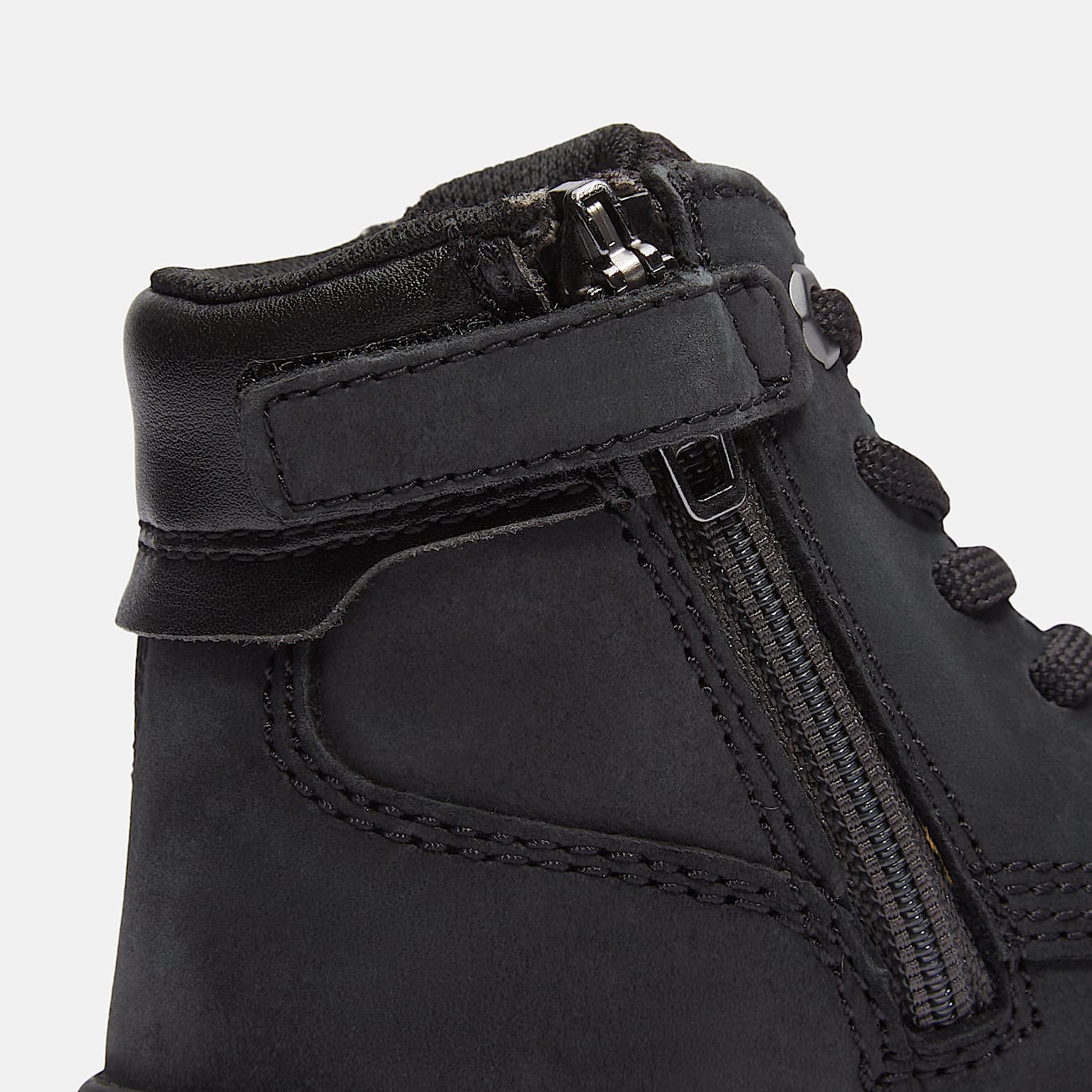 Zapatillas con cremallera y cordones Seneca Bay para niños (de 20 a 30) en negro - 8