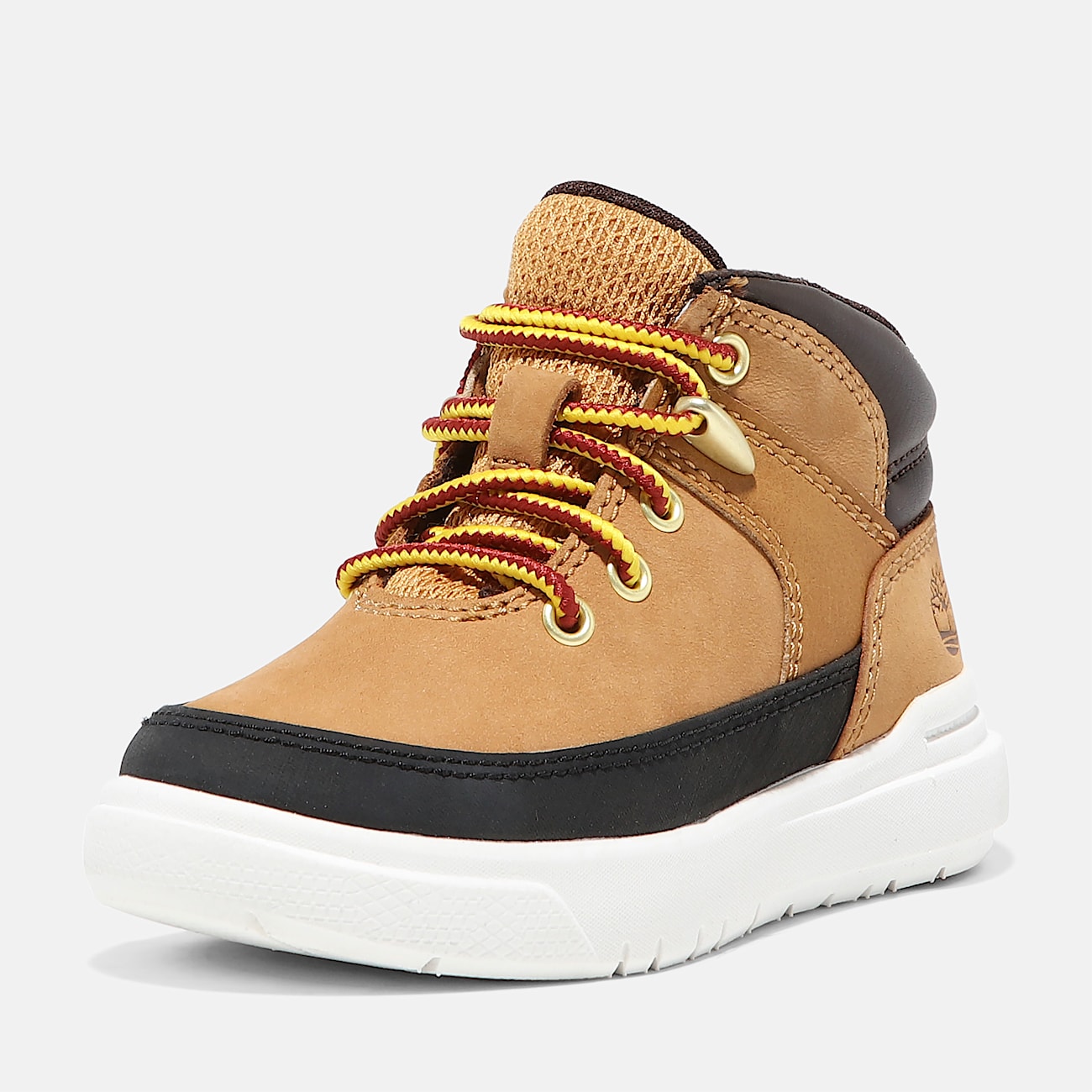 Seneca Bay Mid Lace-Up Trainer for Toddler in Yellow - 9