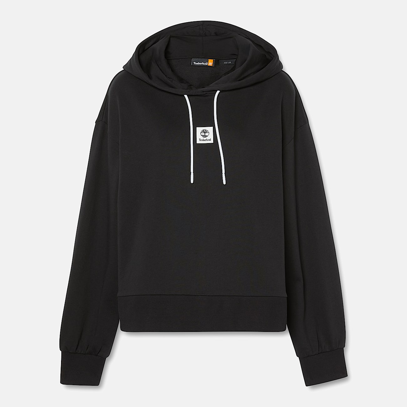 Loop Back Hoodie for Women in Black