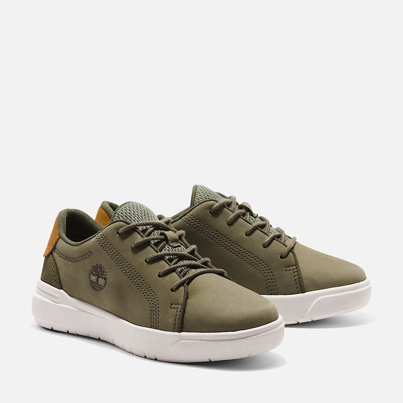 Seneca Bay Lace-up Trainer for Youth in Green