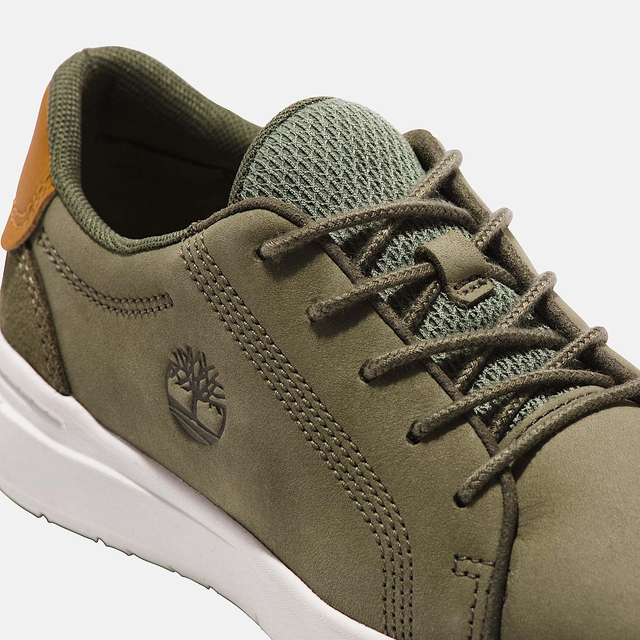 Seneca Bay Lace-up Trainer for Youth in Green