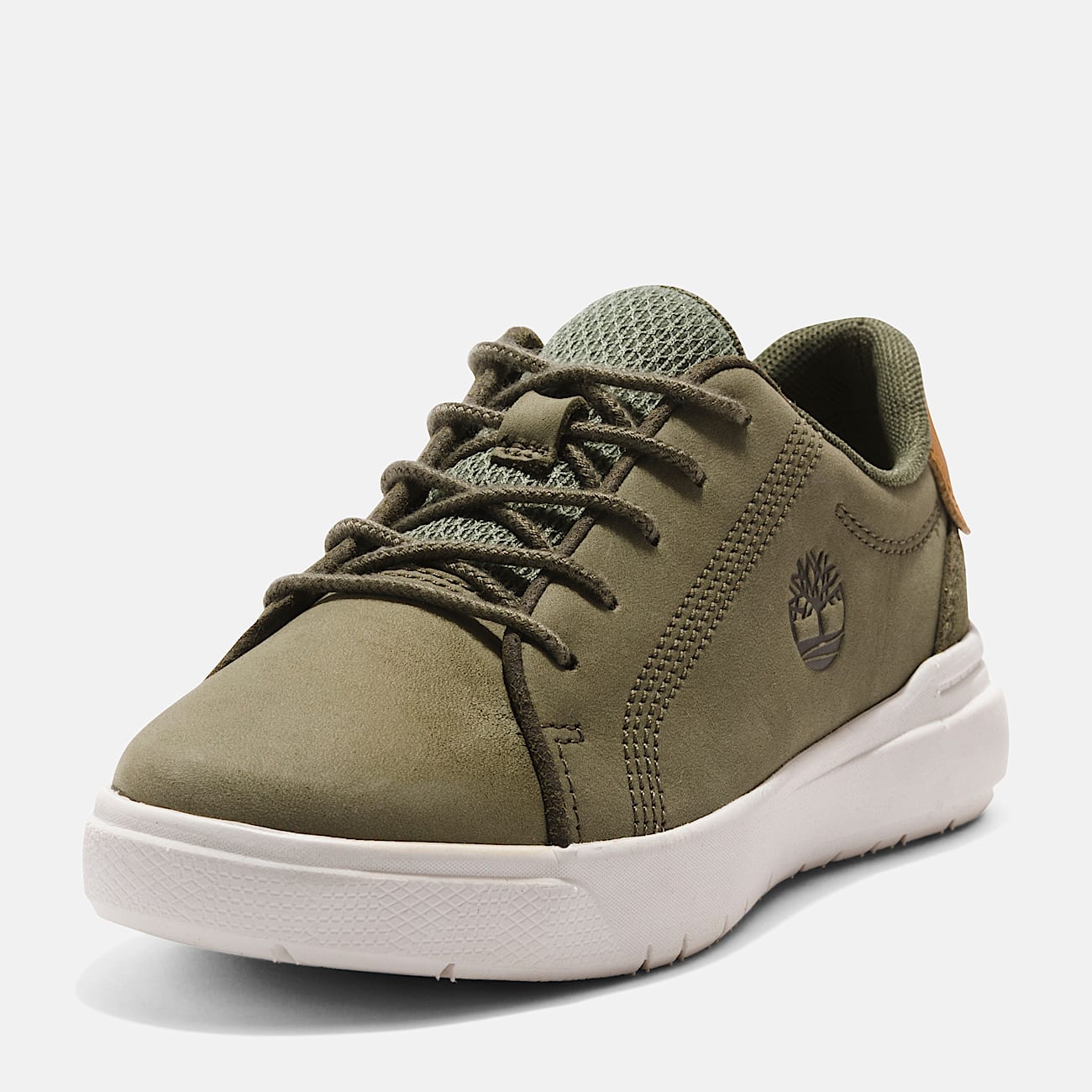 Seneca Bay Lace-up Trainer for Youth in Green