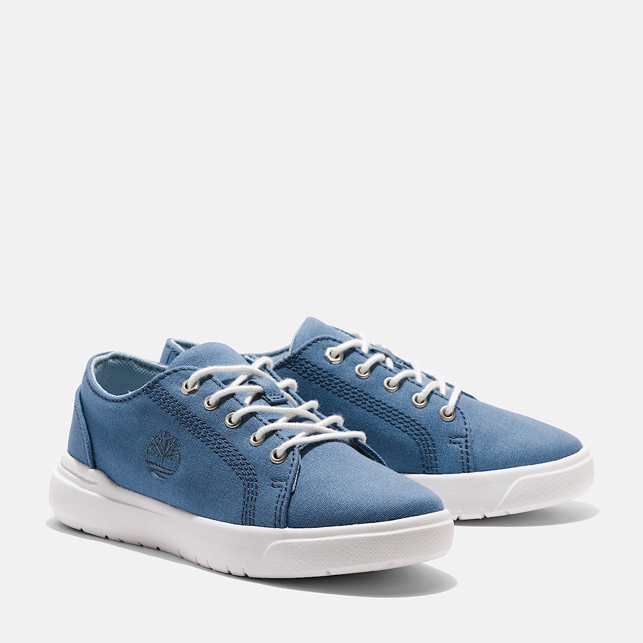Seneca Bay Low Lace Up Trainer for Youth in Blue