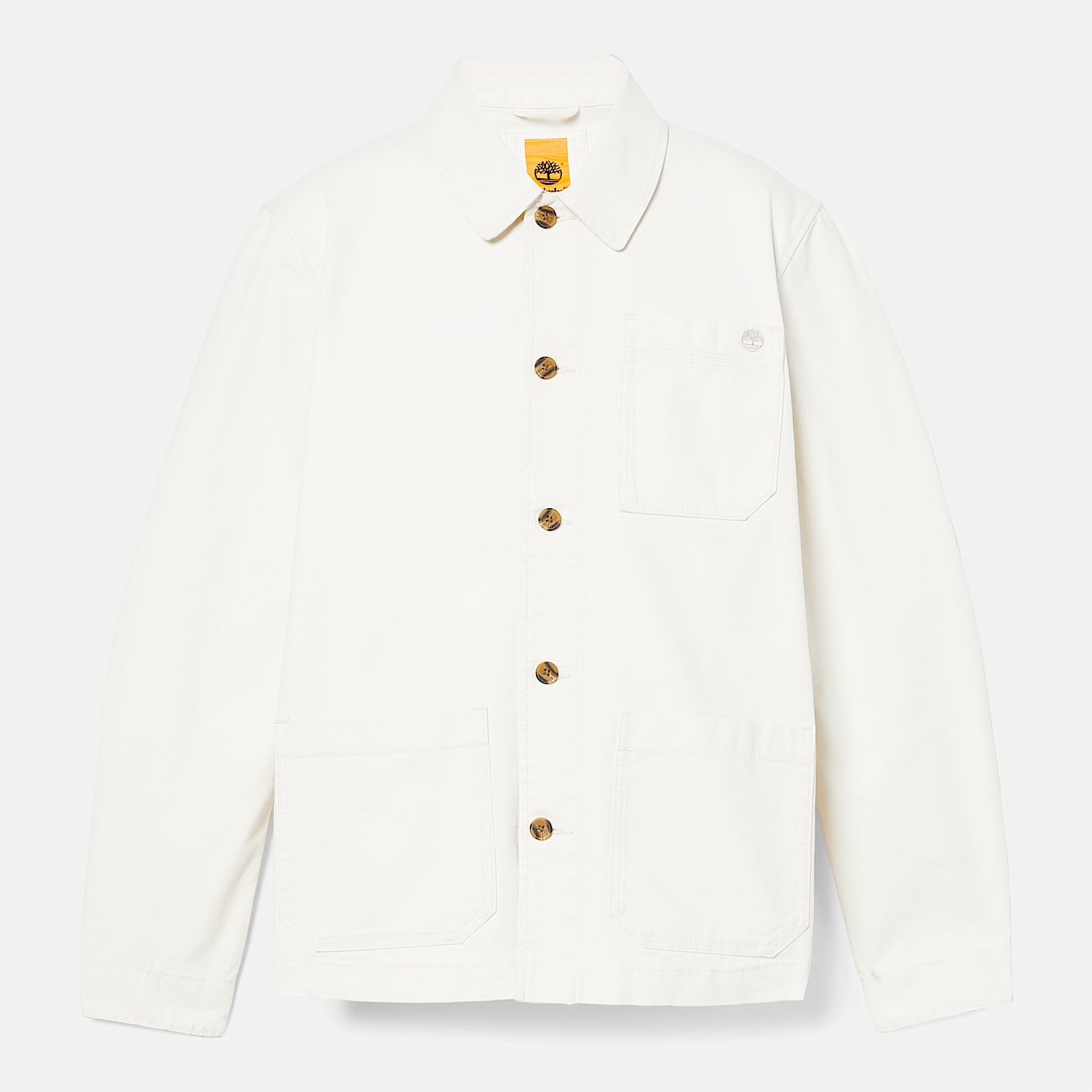 Verwaschene Kempshire Chore Canvas-Jacke für Herren in Weiß - 5