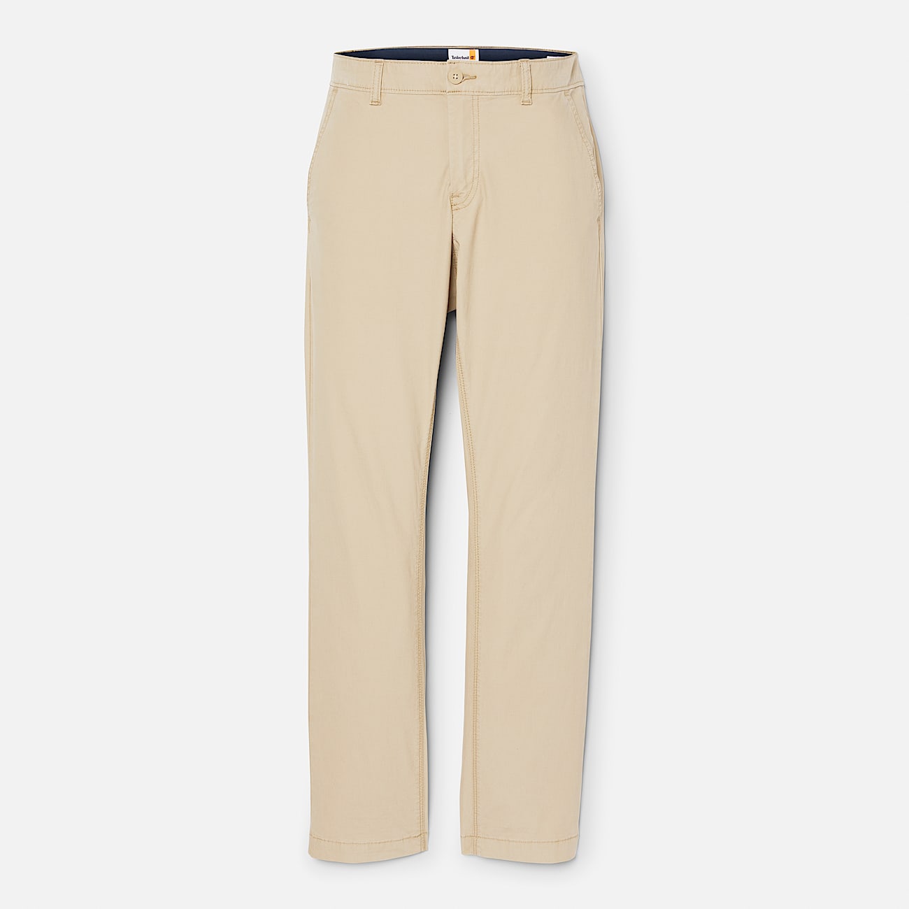 Claremont Chinobroek van popeline voor heren in beige - 5