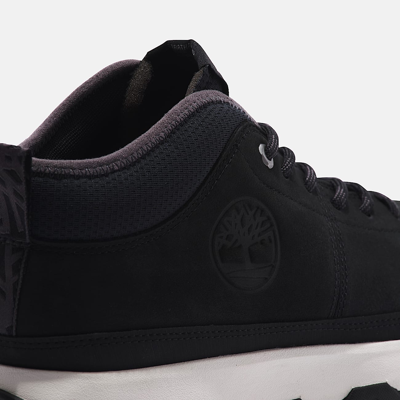 Baskets à lacets Winsor pour homme en noir/blanc - 7