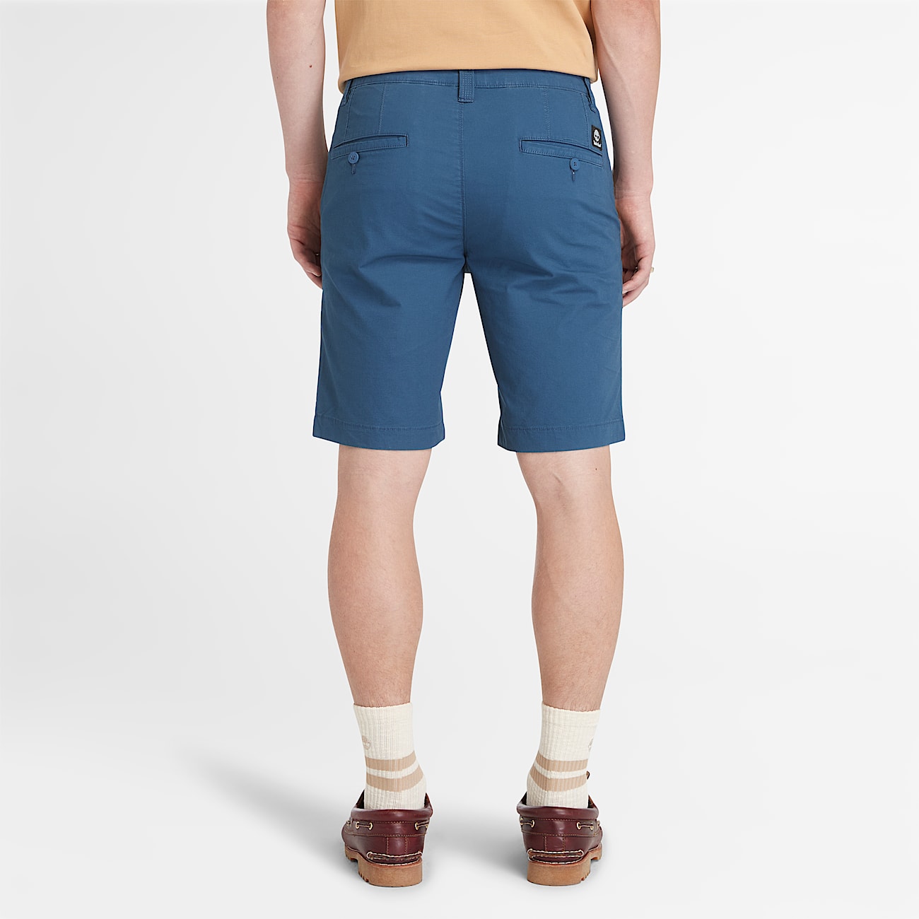 Claremont Poplin Chino Shorts for Men in Navy