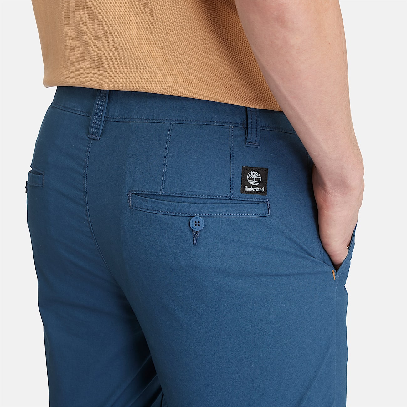 Claremont Poplin Chino Shorts for Men in Navy