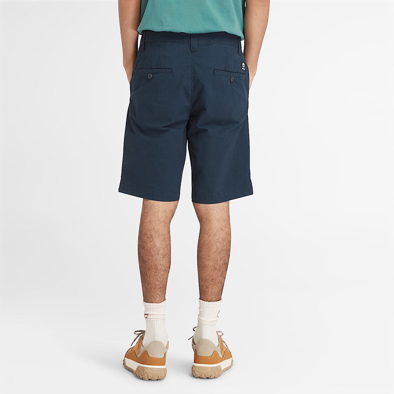 Claremont Poplin Chino Shorts for Men in Dark Blue