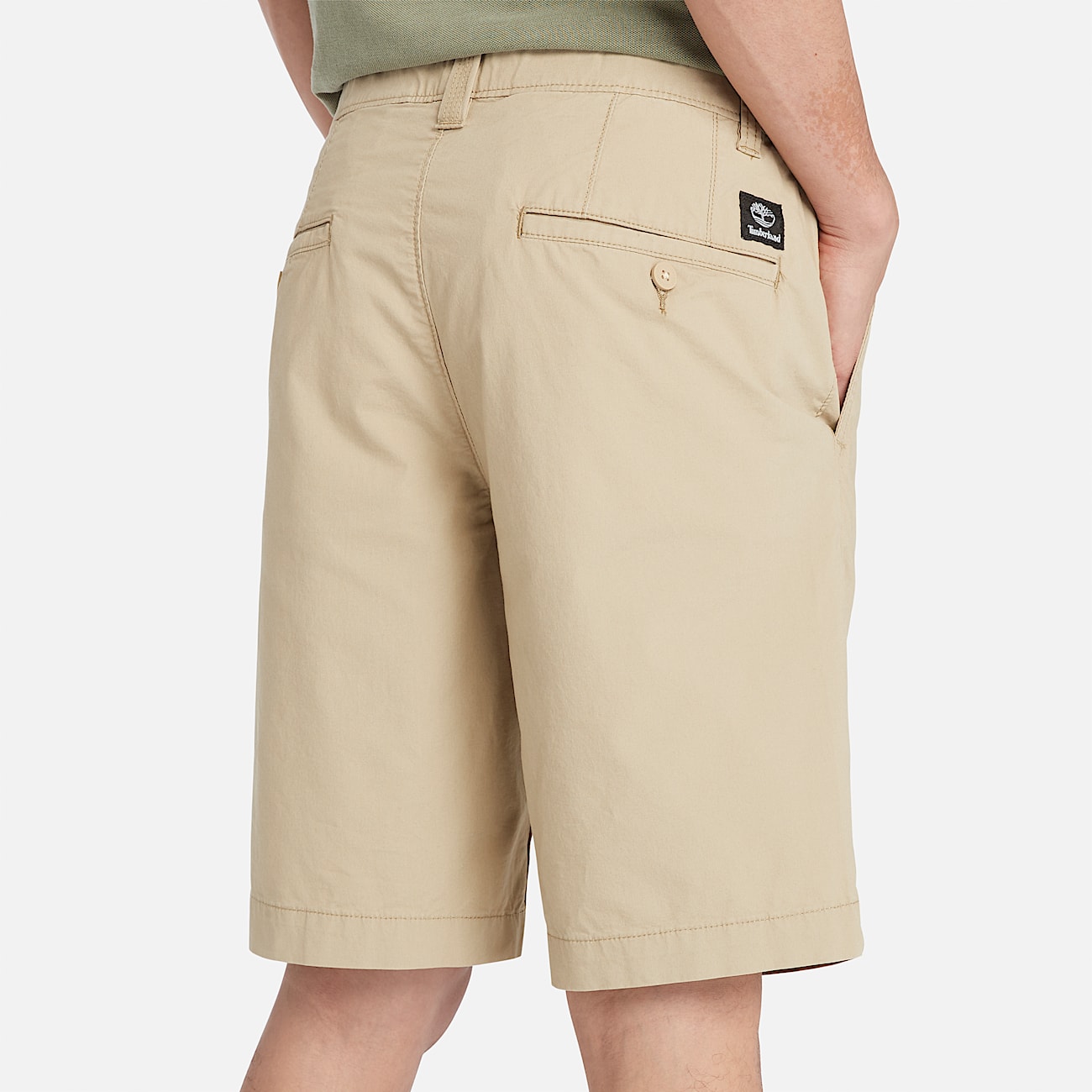 Claremont Poplin Chino Shorts for Men in Beige