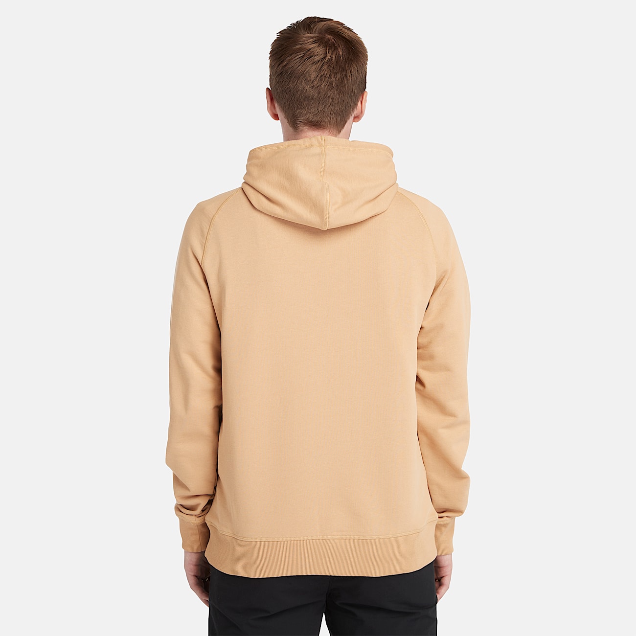 Sweat à capuche et envers bouclé Exeter River pour homme en jaune - 4