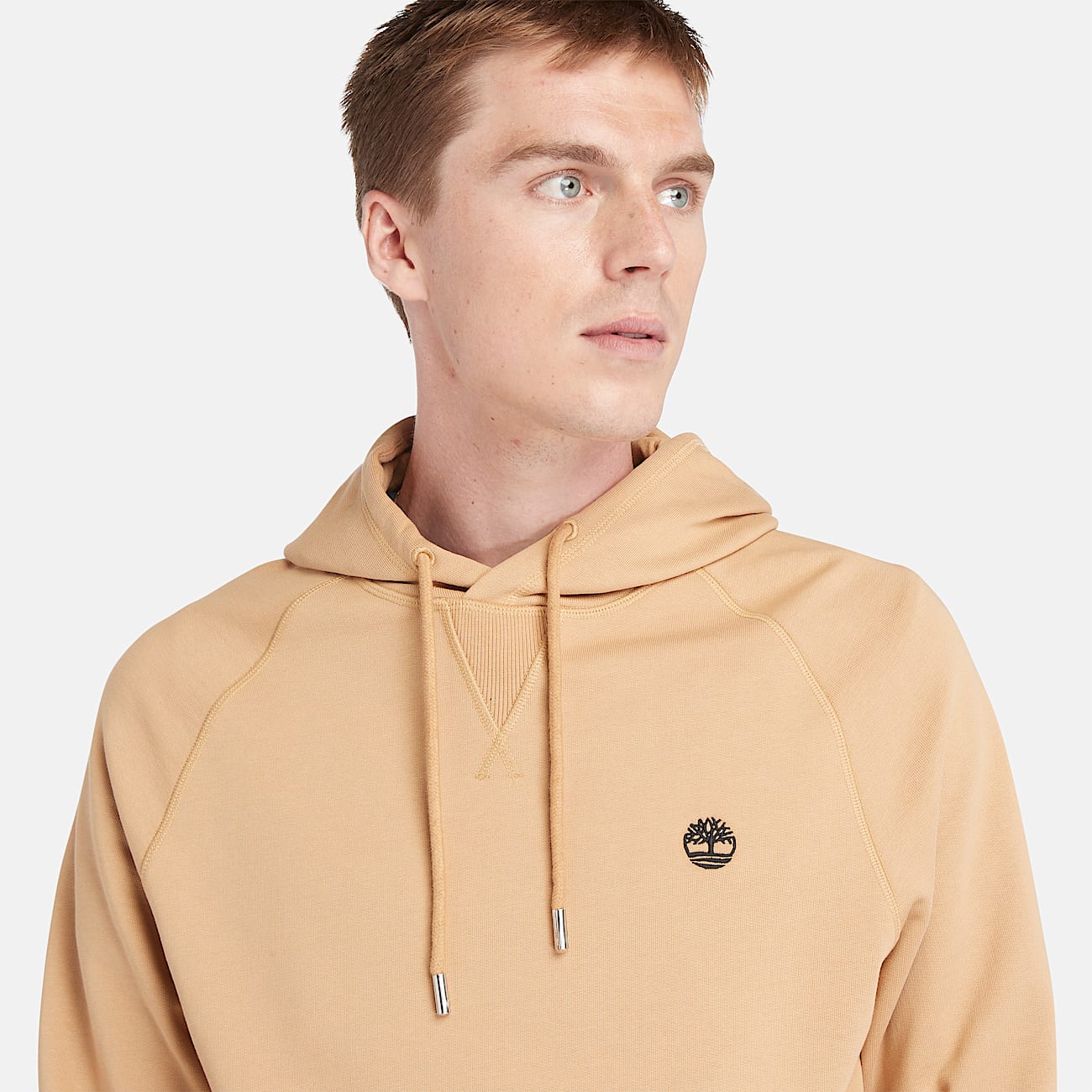 Sweat à capuche et envers bouclé Exeter River pour homme en jaune - 3