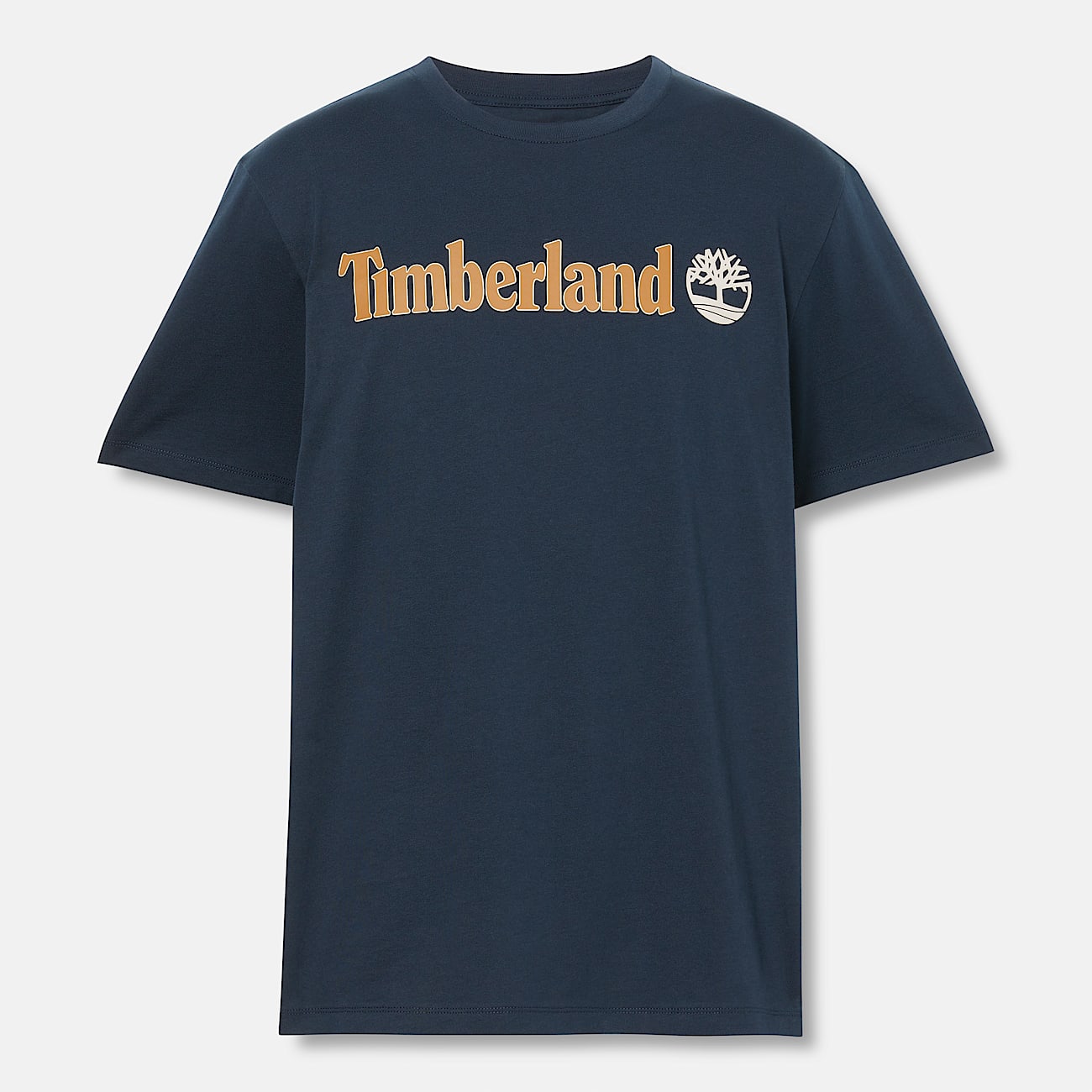 T-shirt à manches courtes et logo linéaire Kennebec River pour homme en bleu foncé - 5