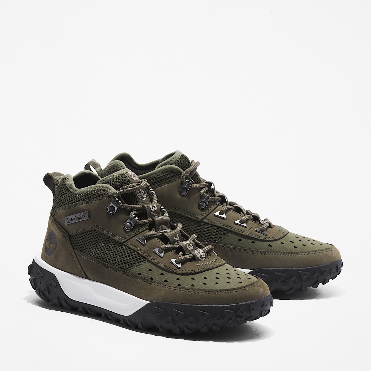 GreenStride™ Motion 6 Mid Lace-Up Hiking Boot for Men in Green