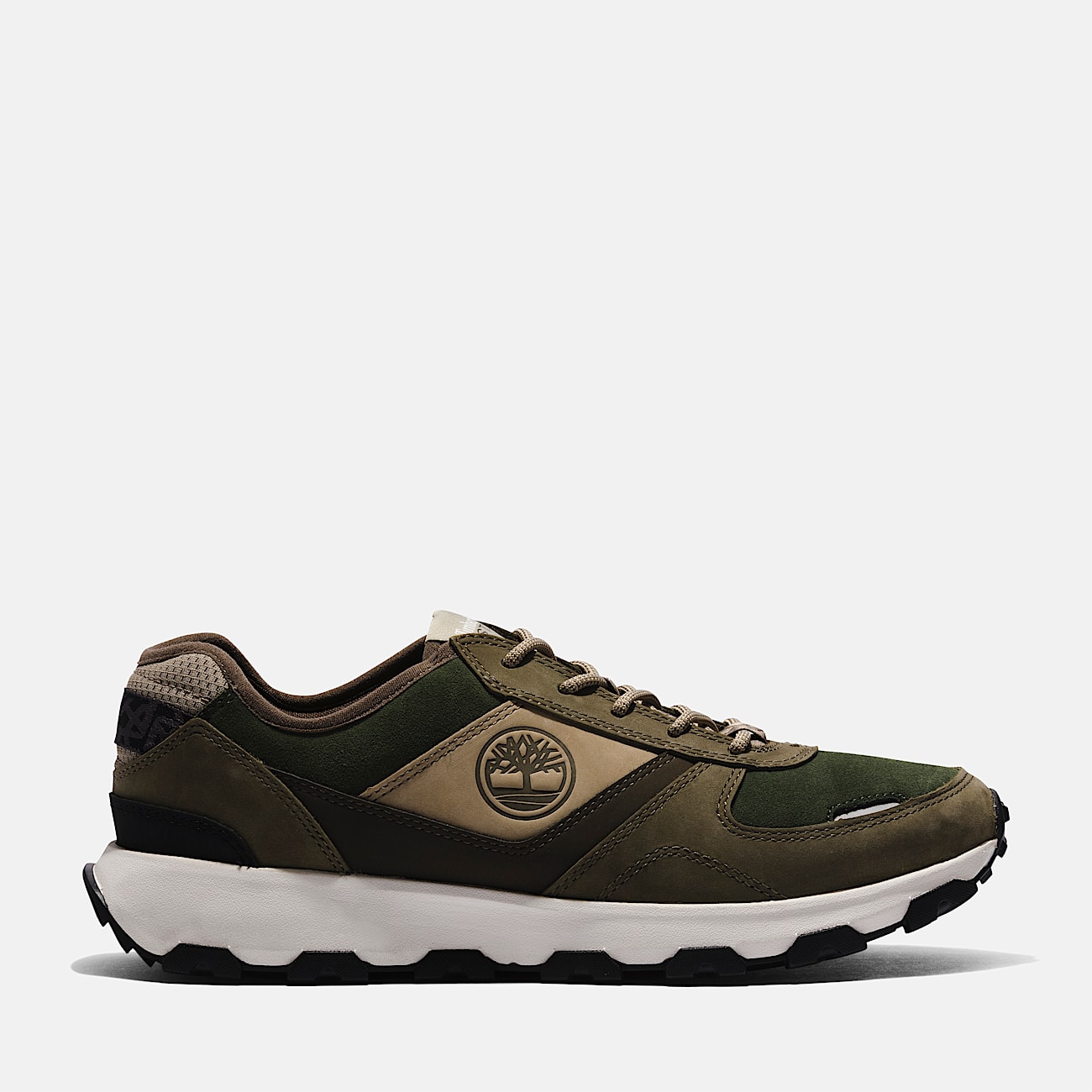 Winsor Park Low Lace Up Trainer for Men in Green - 1