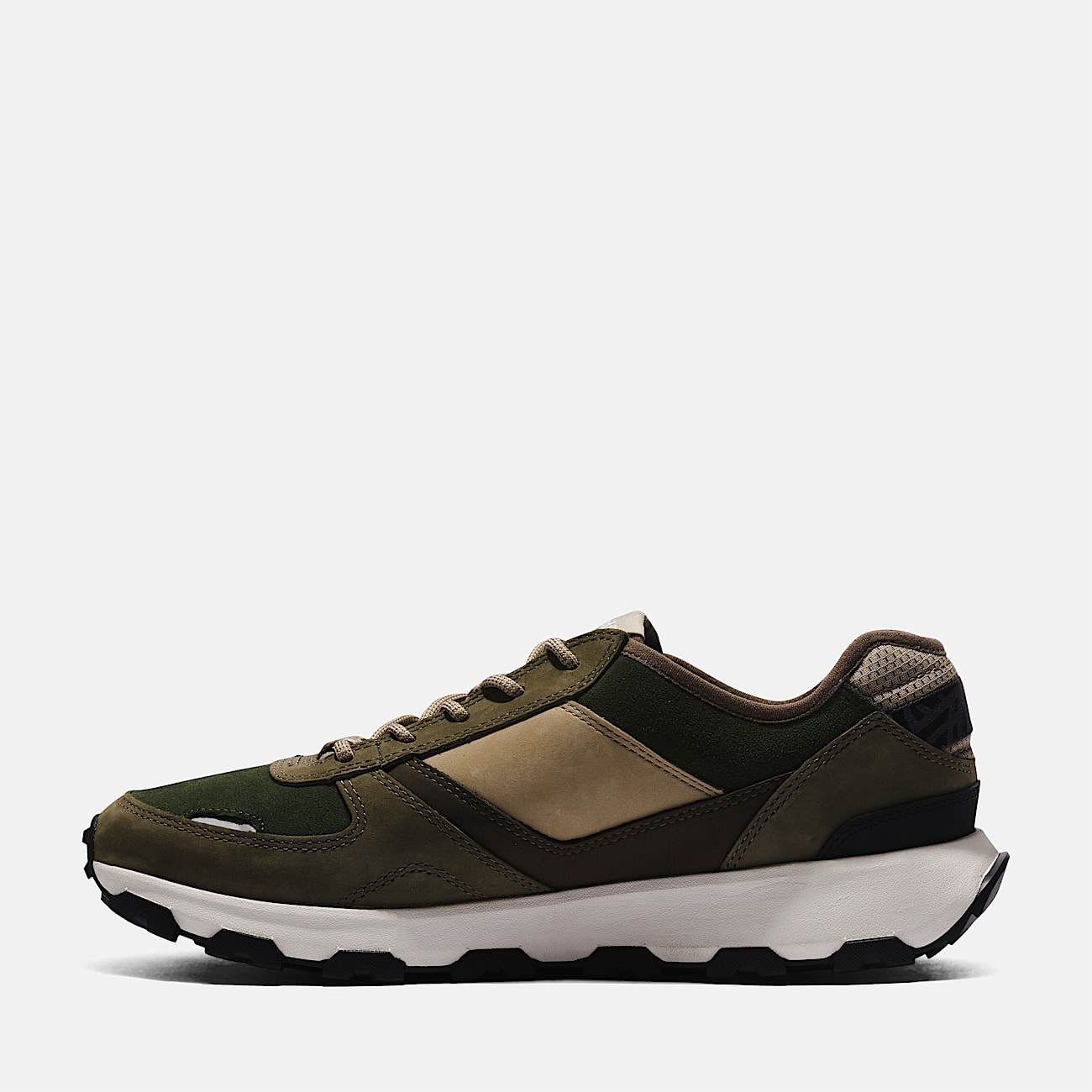 Winsor Park Low Lace Up Trainer for Men in Green - 6