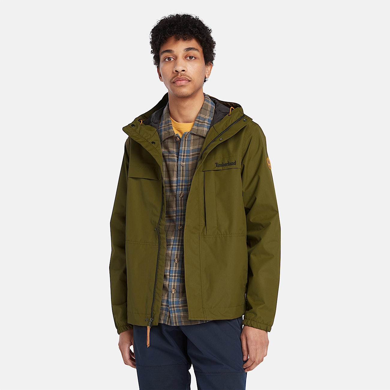 Impermeable Benton para hombre en verde - 1
