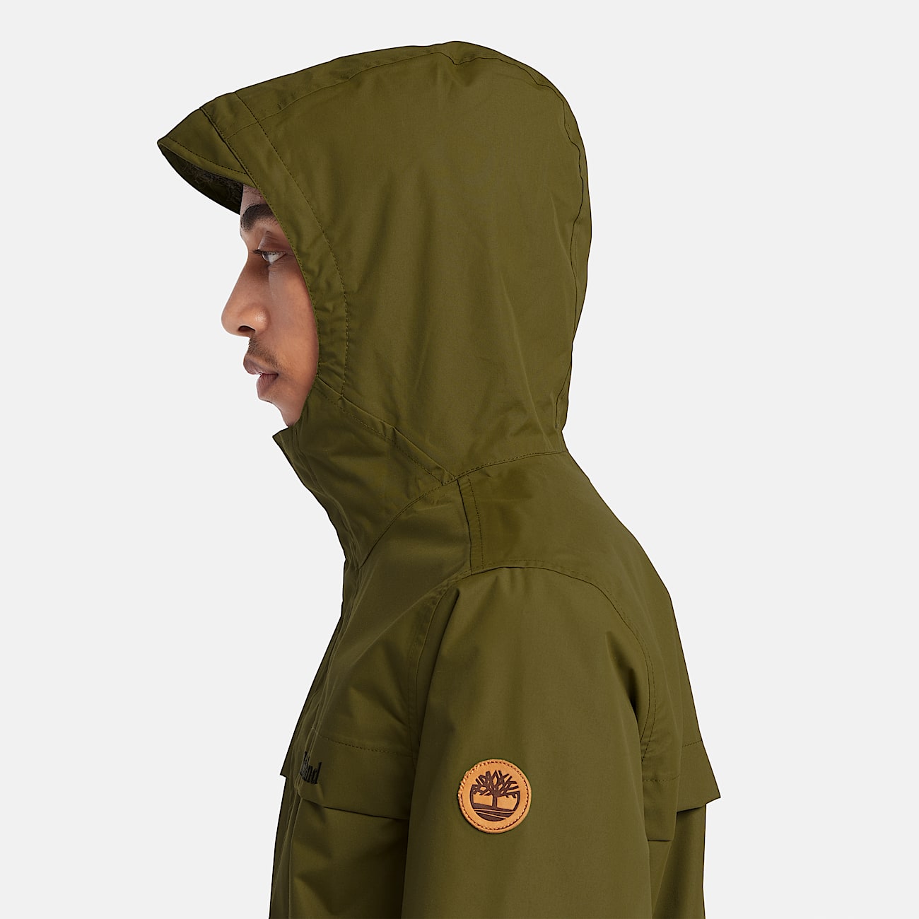 Impermeable Benton para hombre en verde - 4