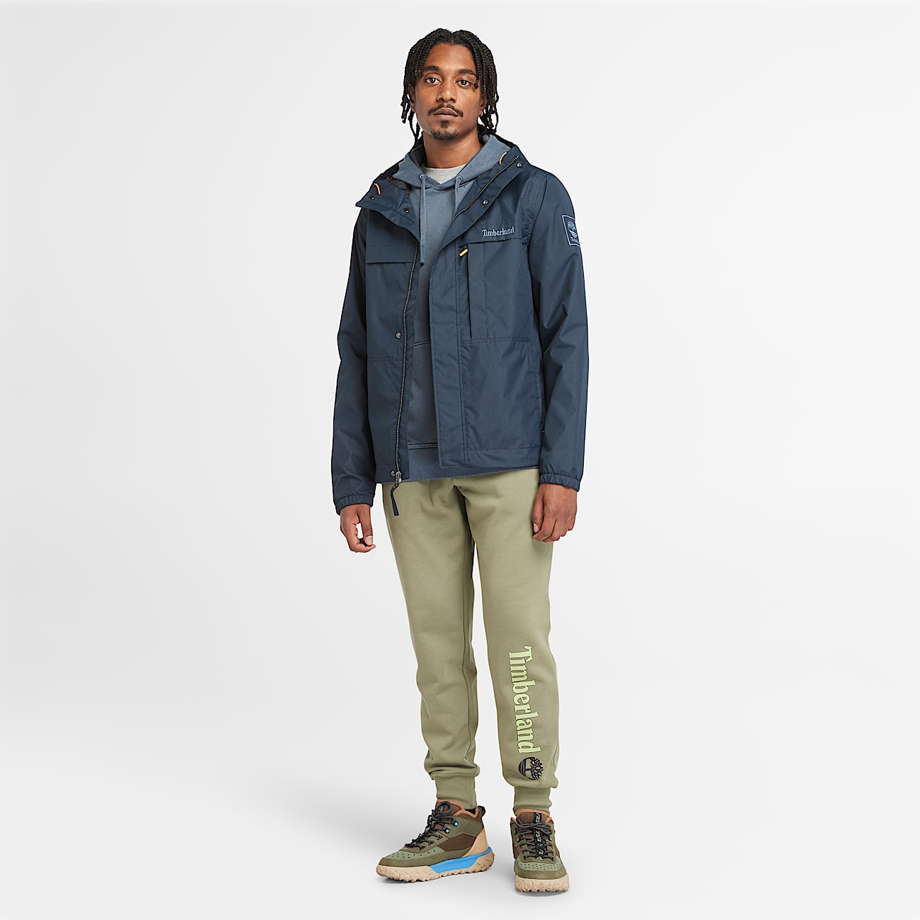 Benton Waterproof Shell Jacket for Men in Blue - 2