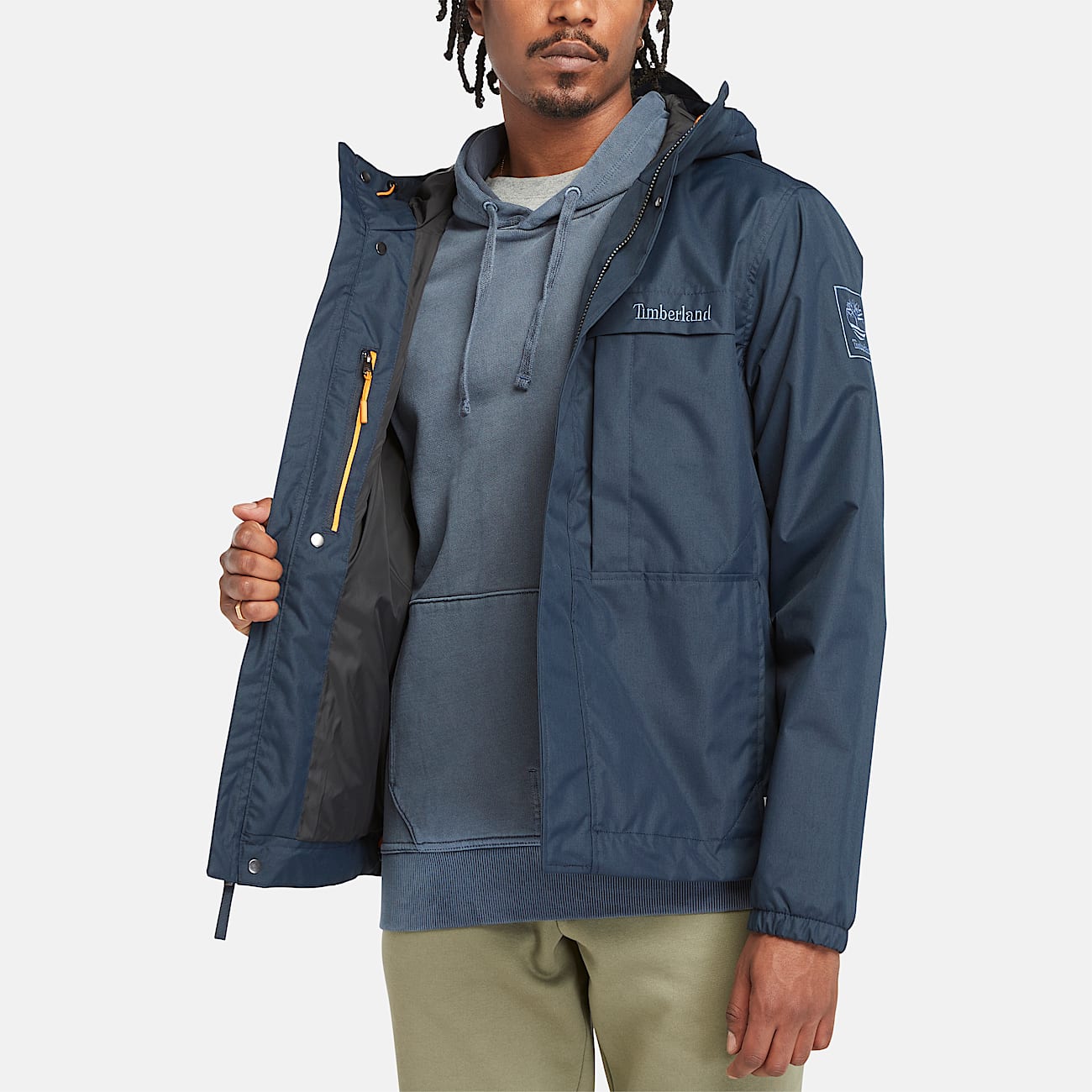 Benton Waterproof Shell Jacket for Men in Blue - 4