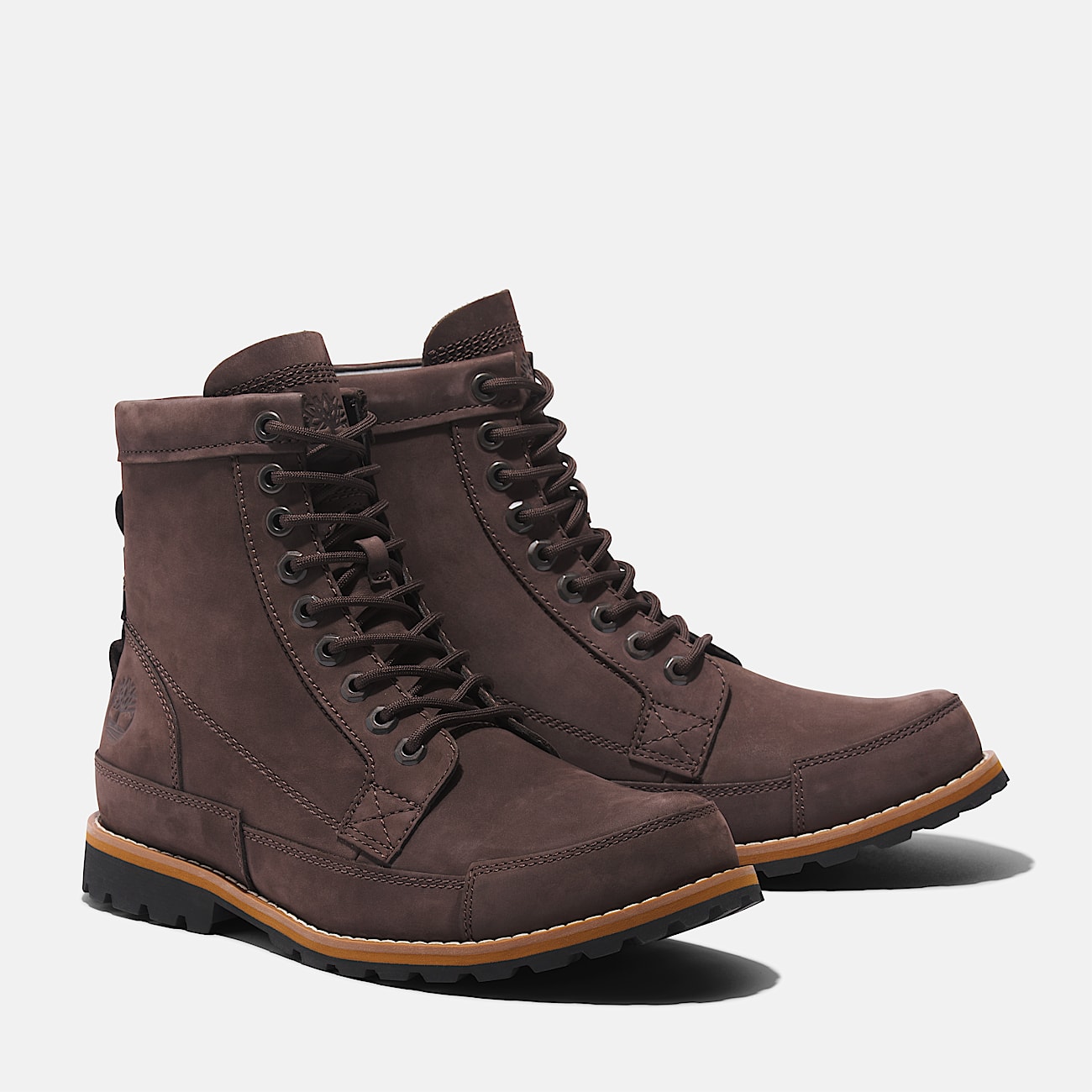 Stivale Stringato Timberland® Originals Mid da Uomo in marrone scuro - 4