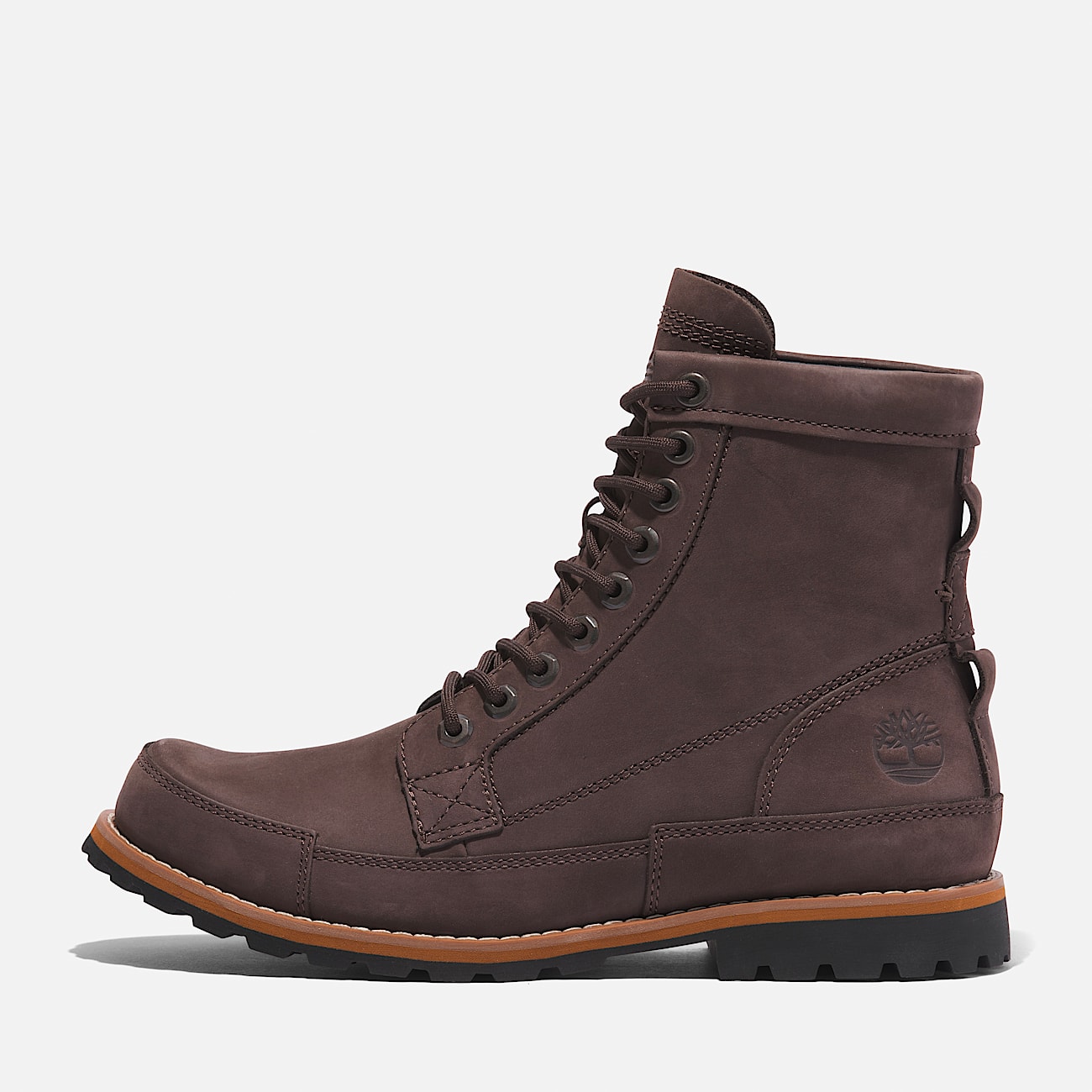 Stivale Stringato Timberland® Originals Mid da Uomo in marrone scuro - 8