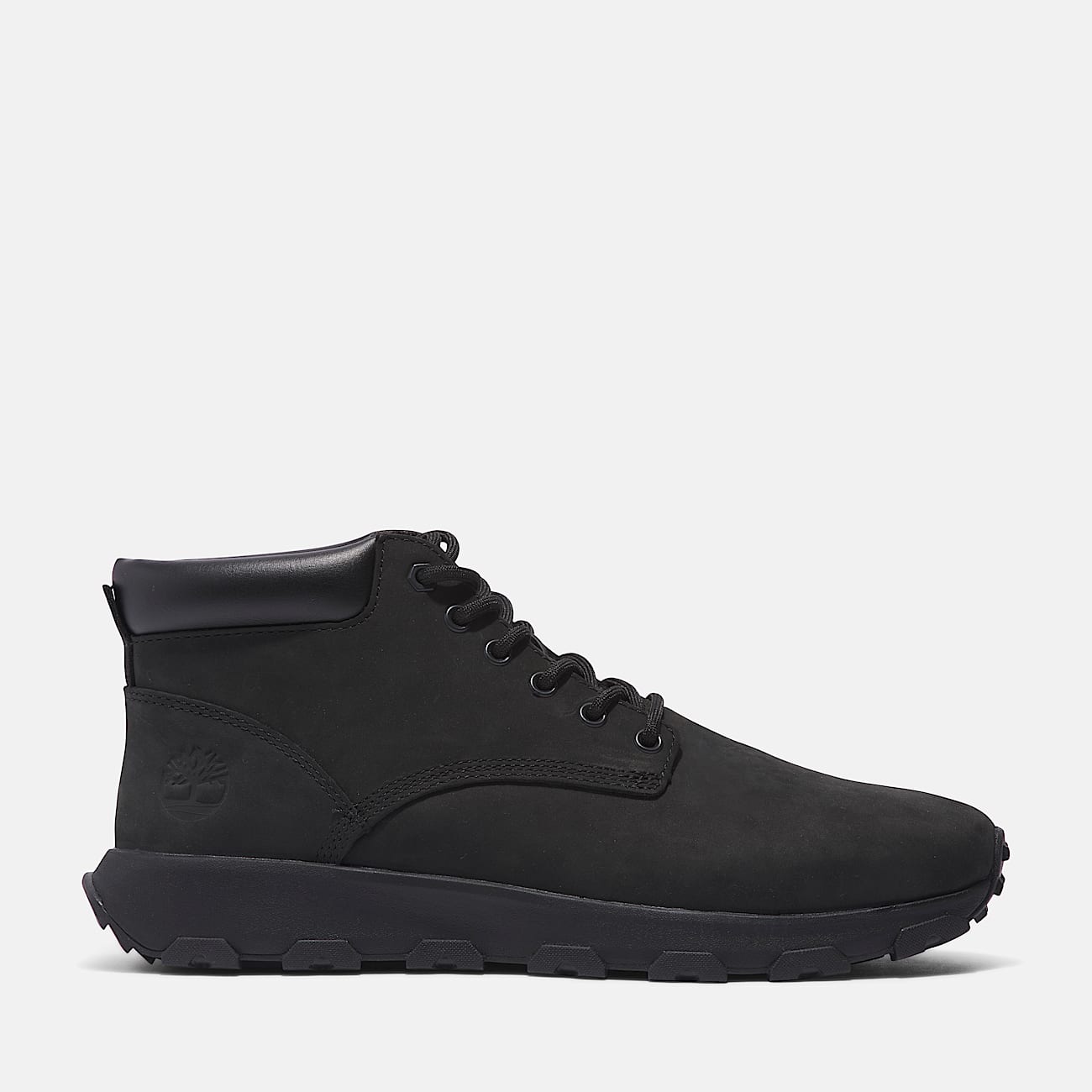 Winsor Park Mid Lace-Up Trainer for Men in Black