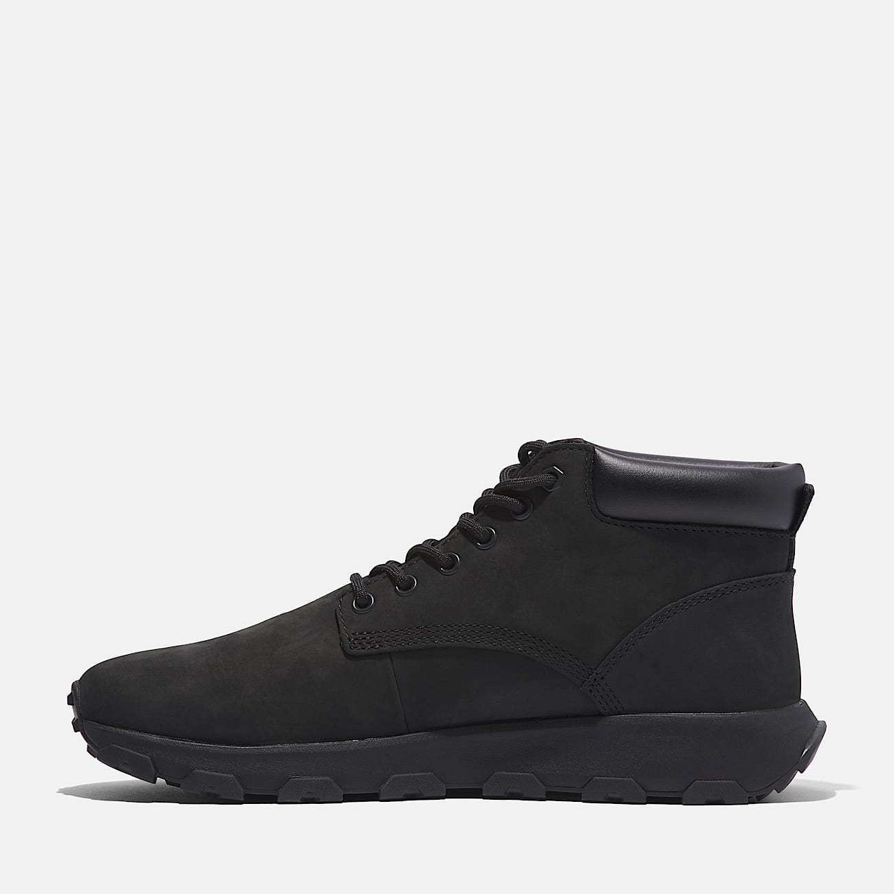 Winsor Park Mid Lace-Up Trainer for Men in Black