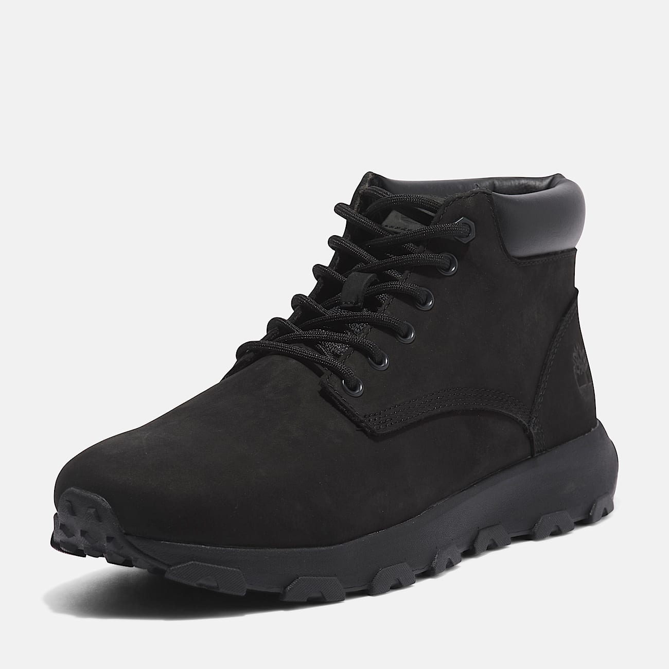Winsor Park Mid Lace-Up Trainer for Men in Black