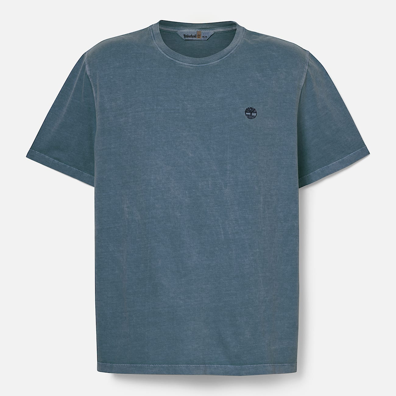 T-shirt à manches courtes Dunstan River teint en pièce pour homme en bleu foncé - 5