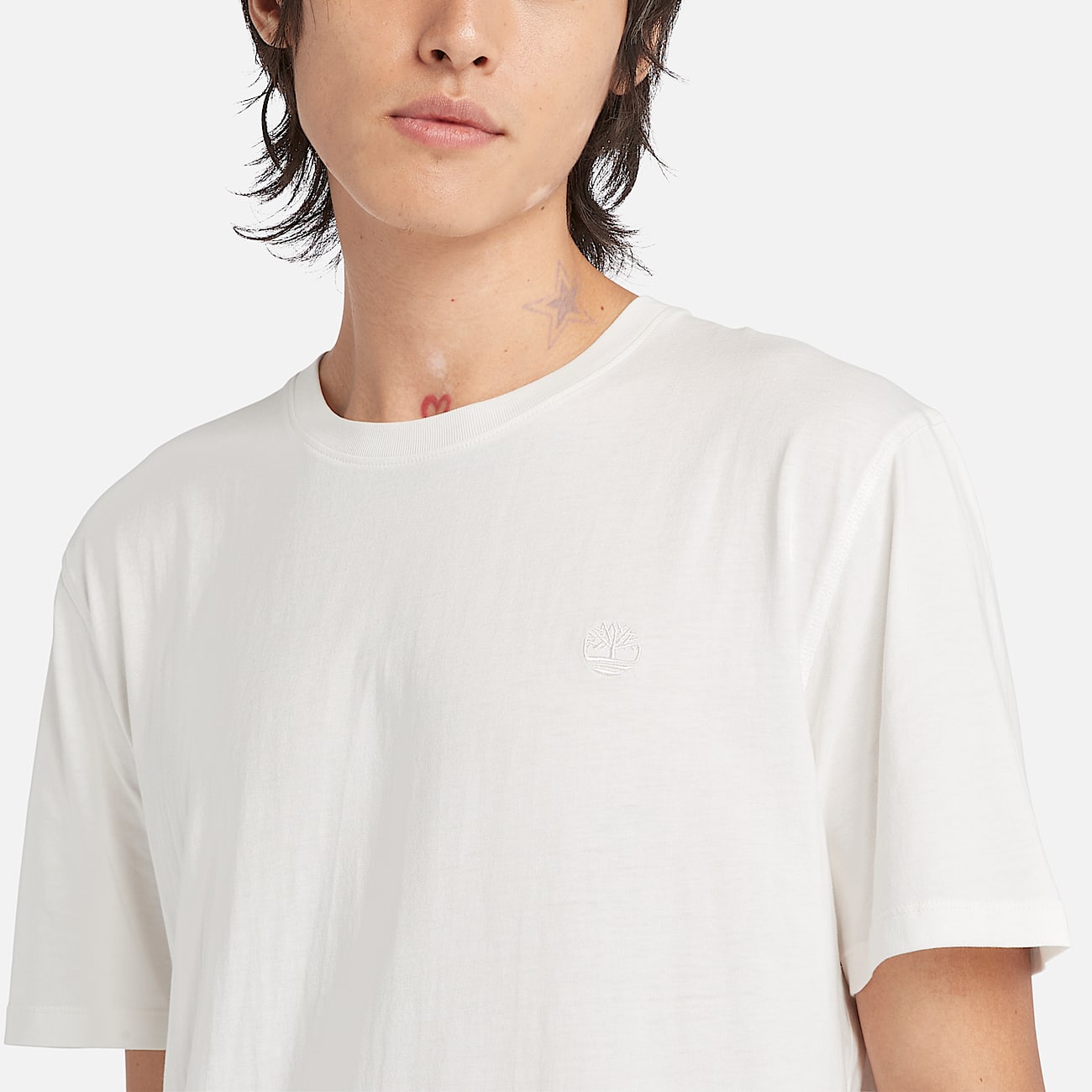 Dunstan River Garment Dye Short-Sleeve T-Shirt for Men in Undyed