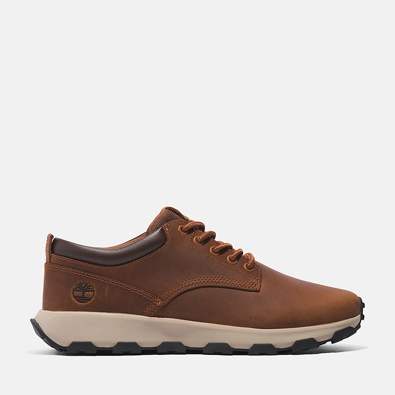 Winsor Park Low Lace-Up Trainer for Men in Light Brown