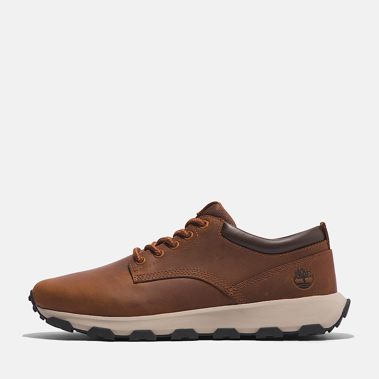 Winsor Park Low Lace-Up Trainer for Men in Light Brown