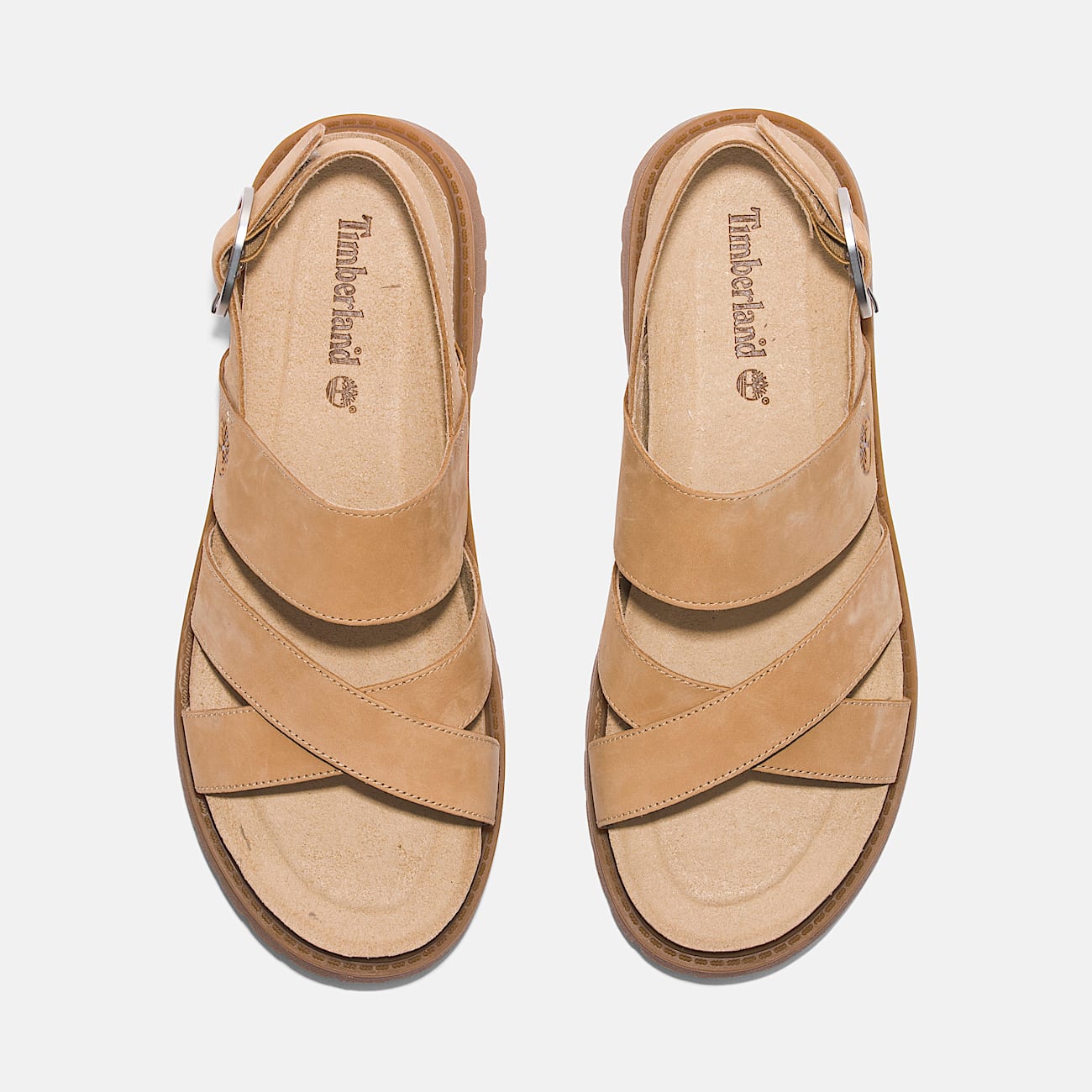 Clairemont Way Sandale mit Fersenriemen für Damen in Beige