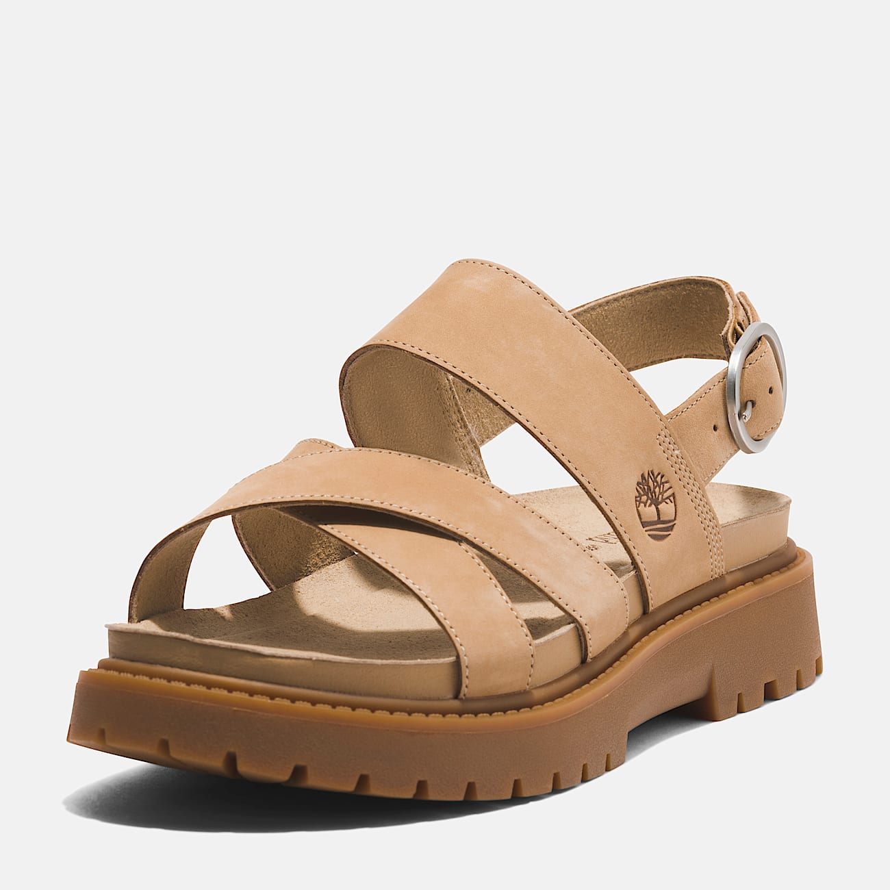 Clairemont Way Sandale mit Fersenriemen für Damen in Beige