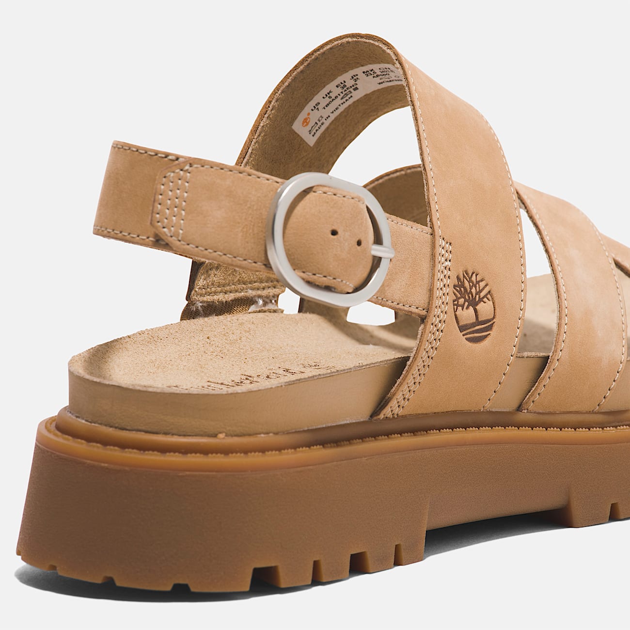 Clairemont Way Sandale mit Fersenriemen für Damen in Beige