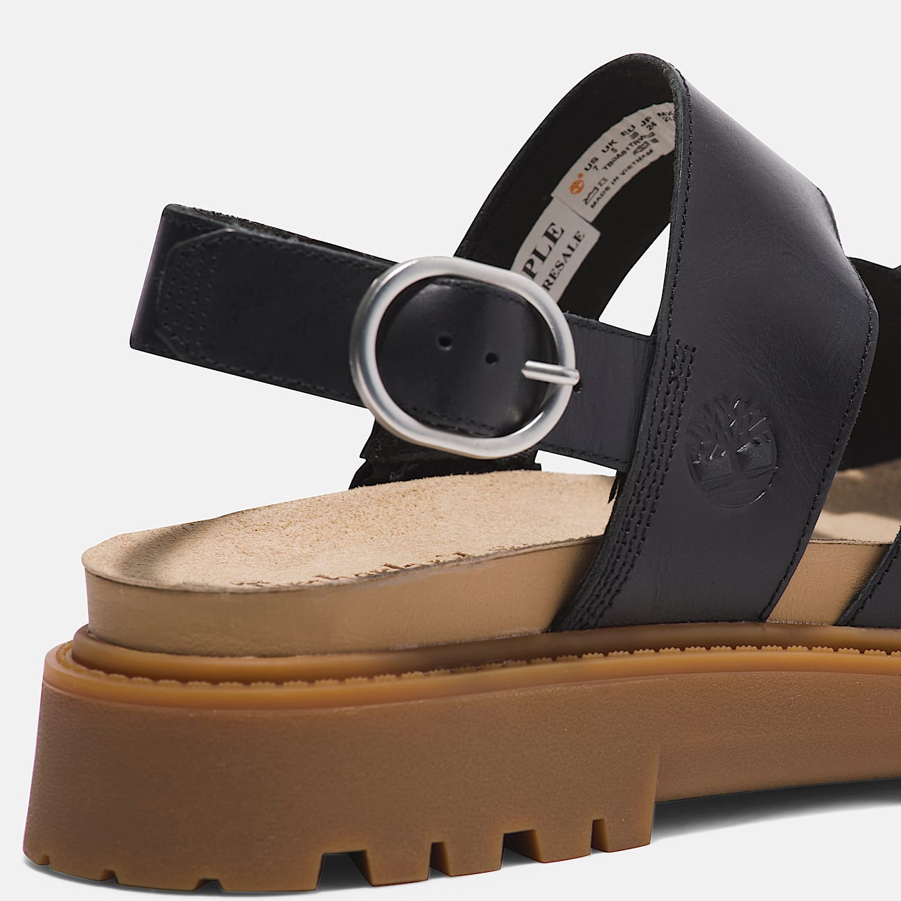 Sandalo con Cinturino Posteriore Clairemont Way da Donna in colore nero - 7