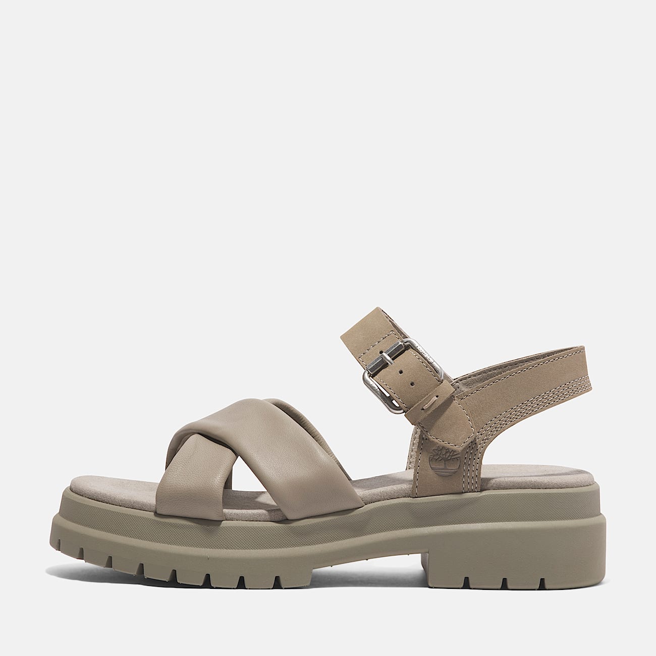 London Vibe Backstrap Sandal for Women in Beige - 8