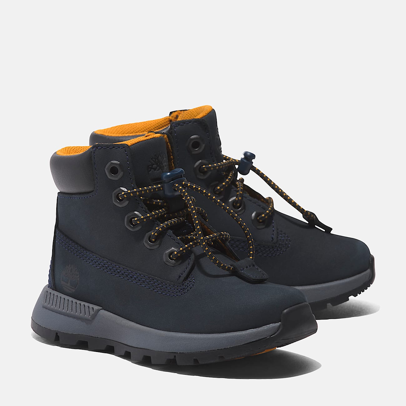 Killington Trekker Mid Bungee Trainer for Toddler in Dark Blue