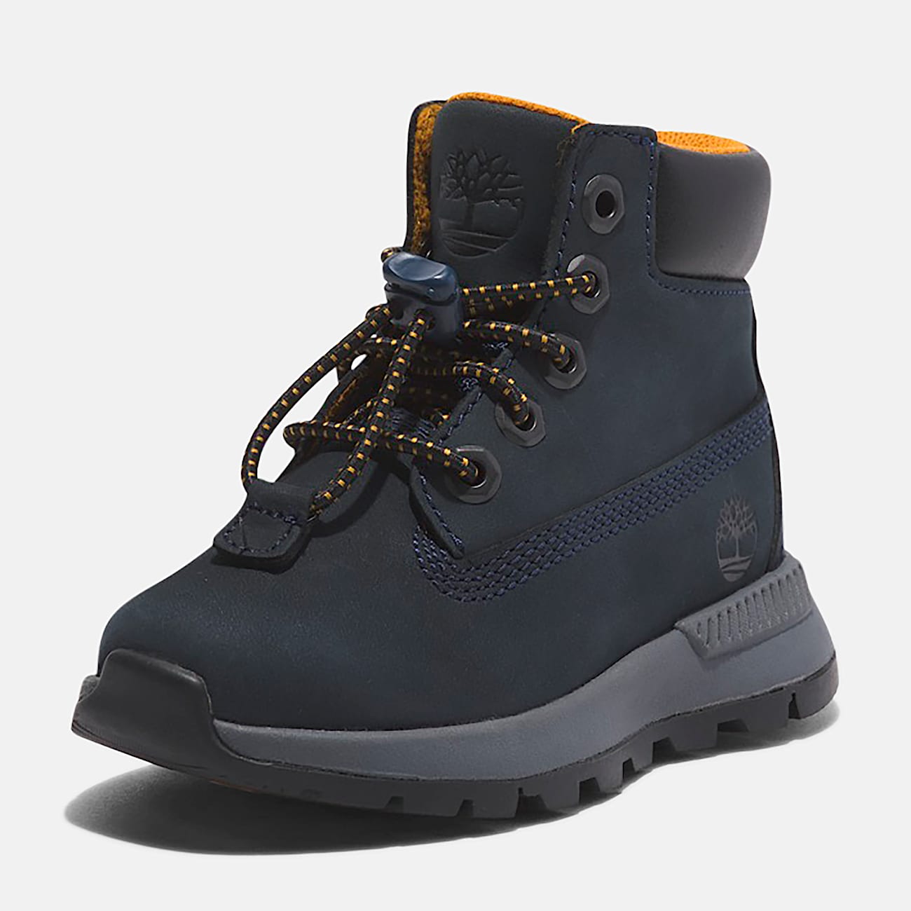 Killington Trekker Mid Bungee Trainer for Toddler in Dark Blue