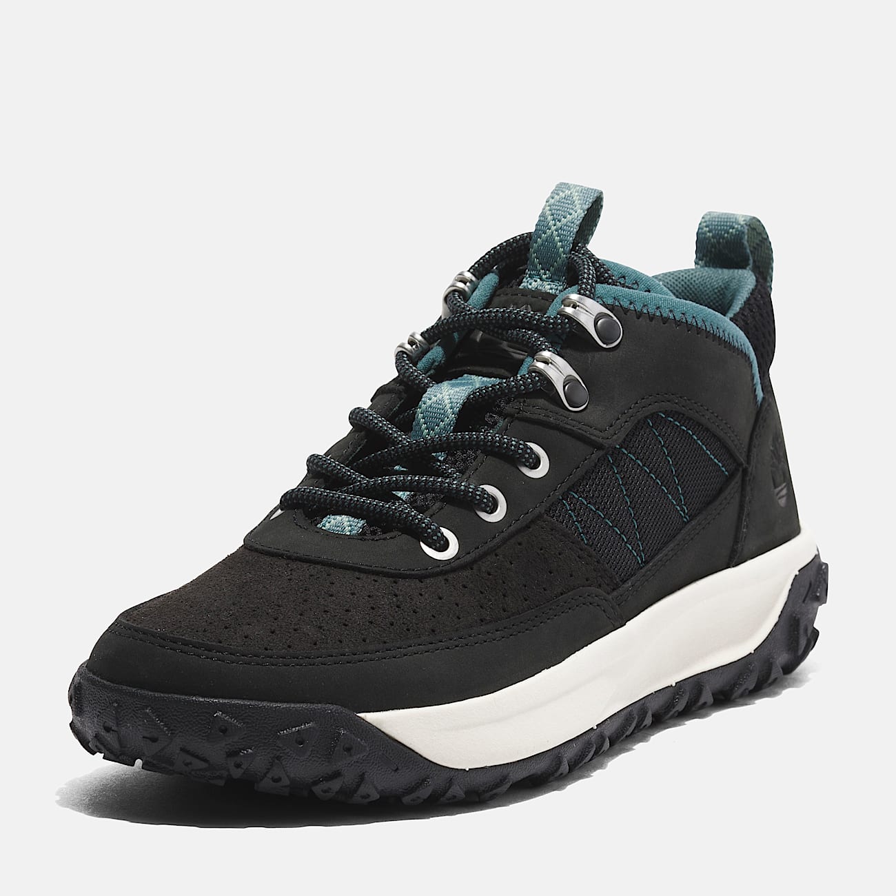 Bottines de randonnée basse à lacets GreenStride™ Motion 6 pour femme en noir/blanc - 9