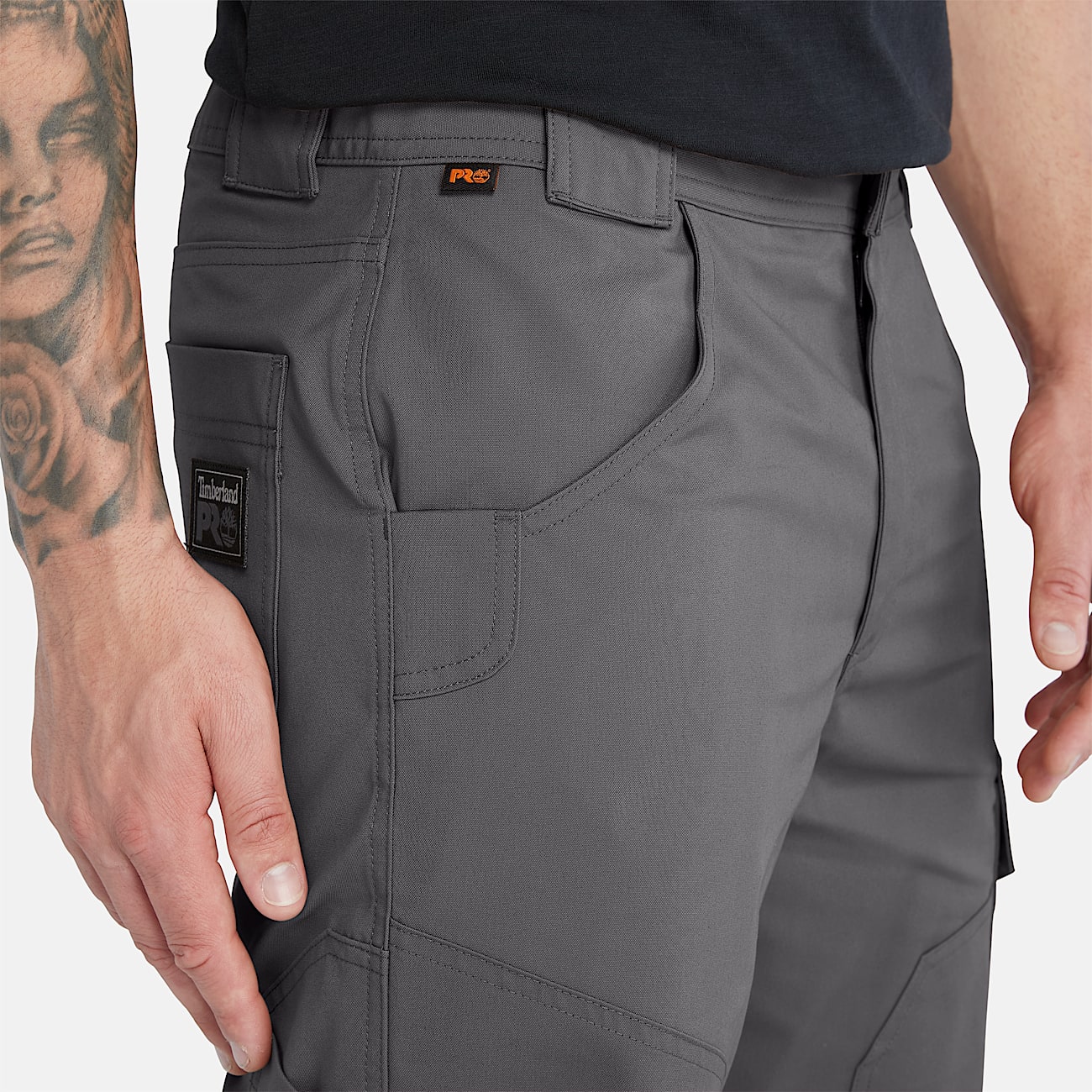 Calças de Carpinteiro Timberland PRO® Morphix para Homem em cinzento-escuro - 6