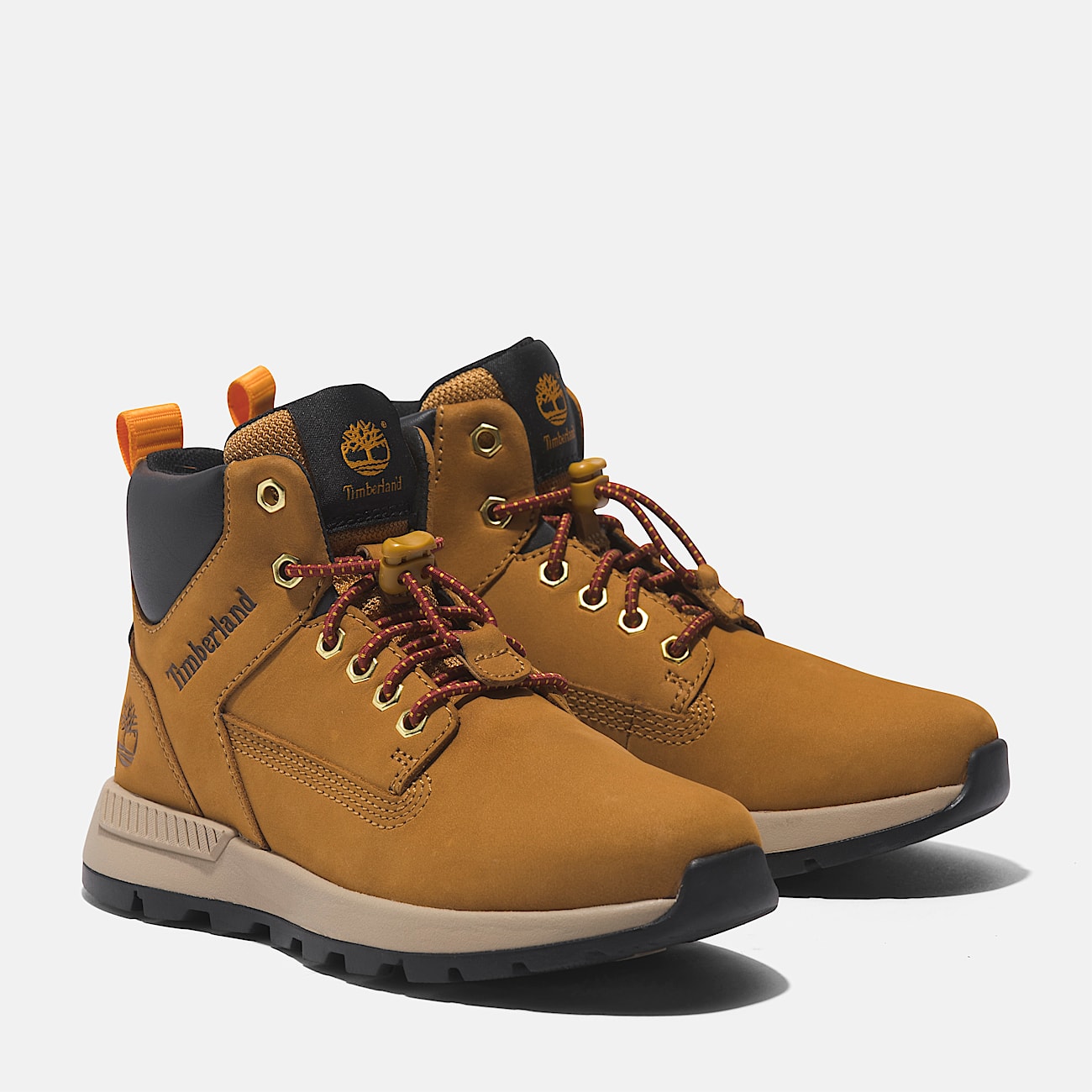 Killington Trekker Halfhoge Vetersneaker voor kids in geel - 4