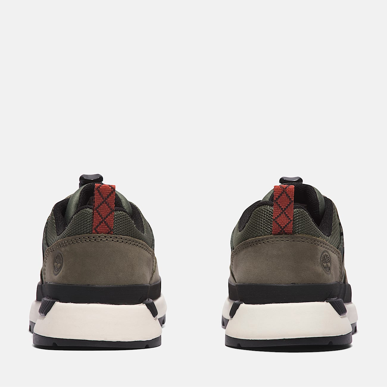 Baskets Randonnée Enfant L.L.Bean - Taille 2 Ans - Vert Et Orange - Modèle Trail - Lacets