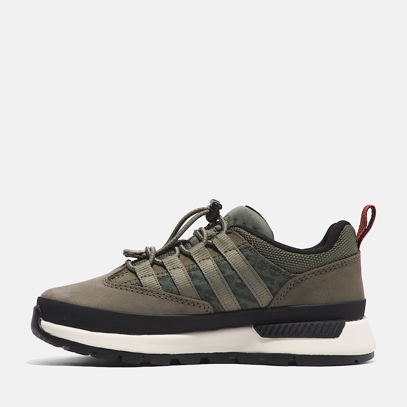 Euro Trekker Low Lace-Up Sneaker voor juniors in donkergroen - 6