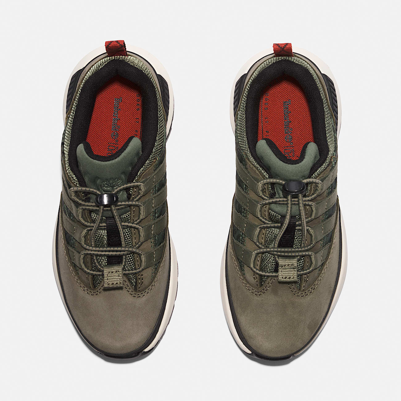 Euro Trekker Low Lace-Up Sneaker voor juniors in donkergroen - 2